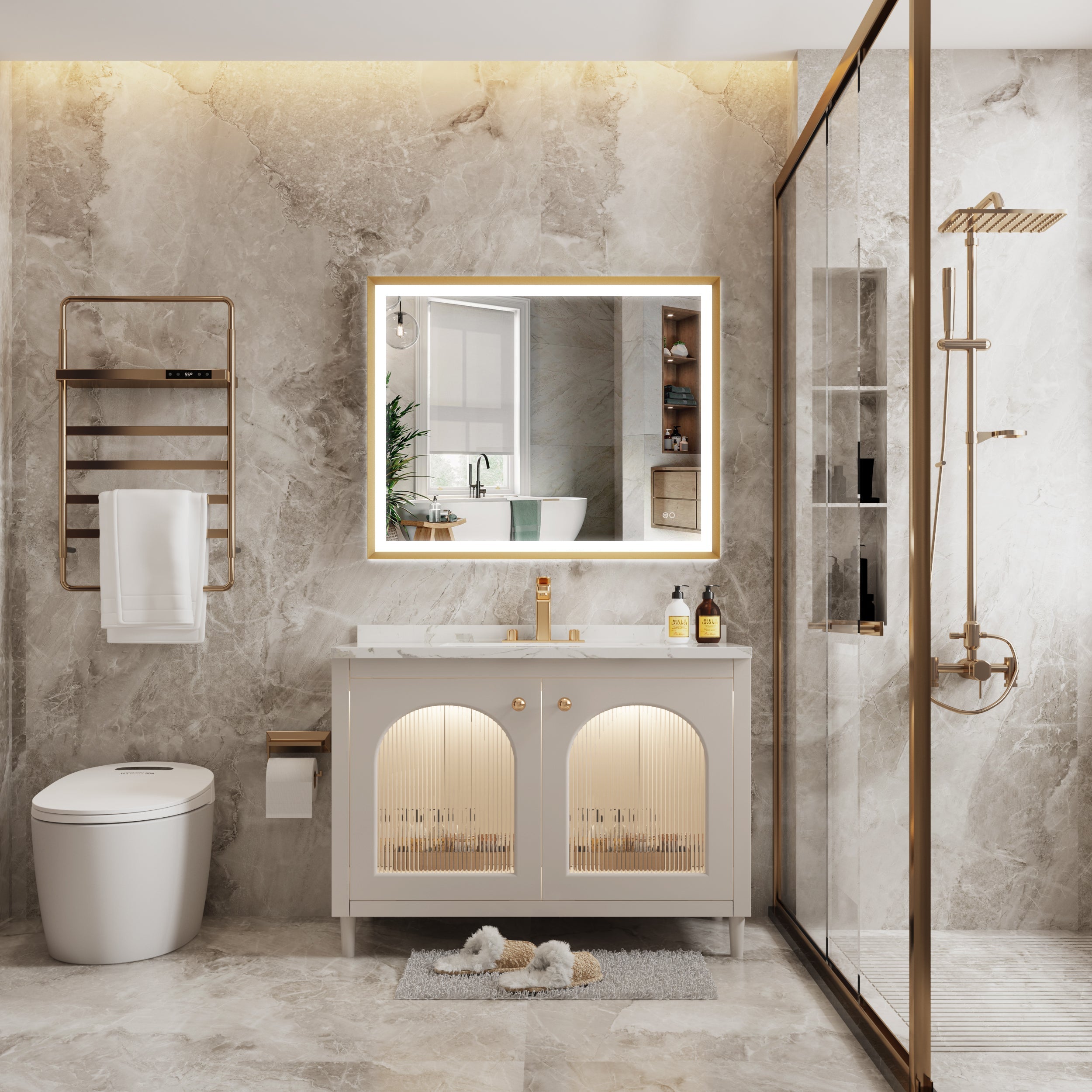 Bathroom Mirror with Lights