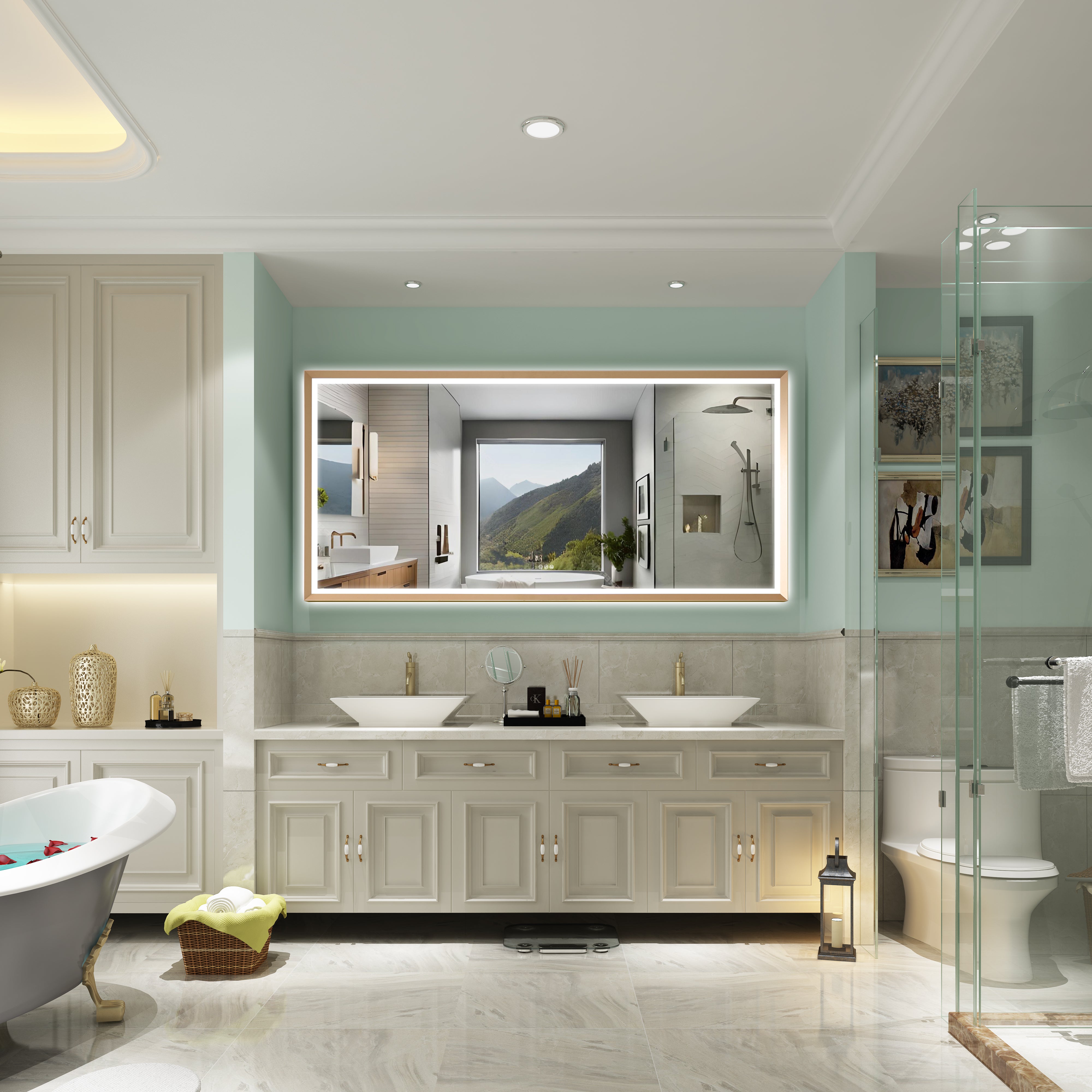 Lighted Bathroom Mirror