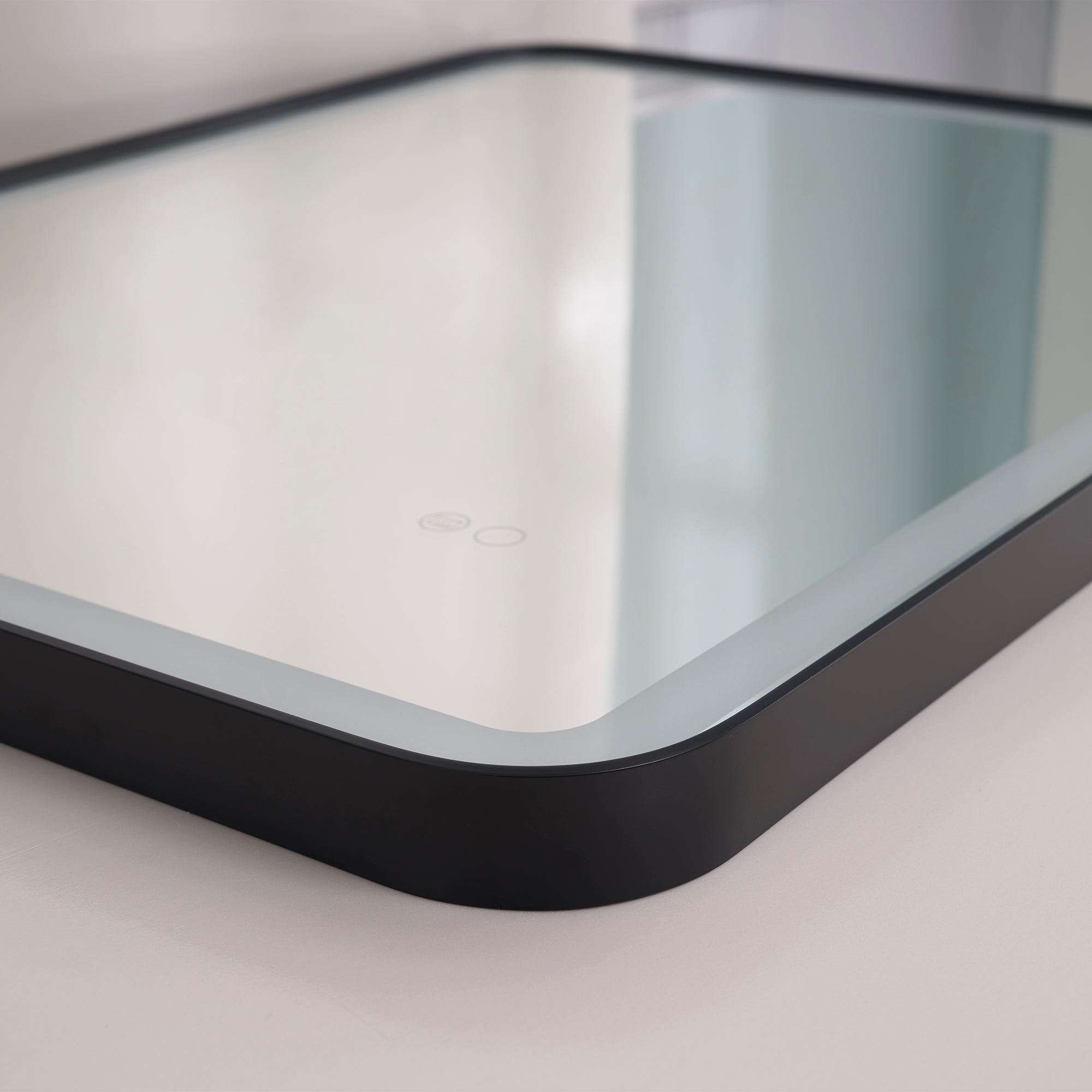 Black Framed Bathroom Mirror