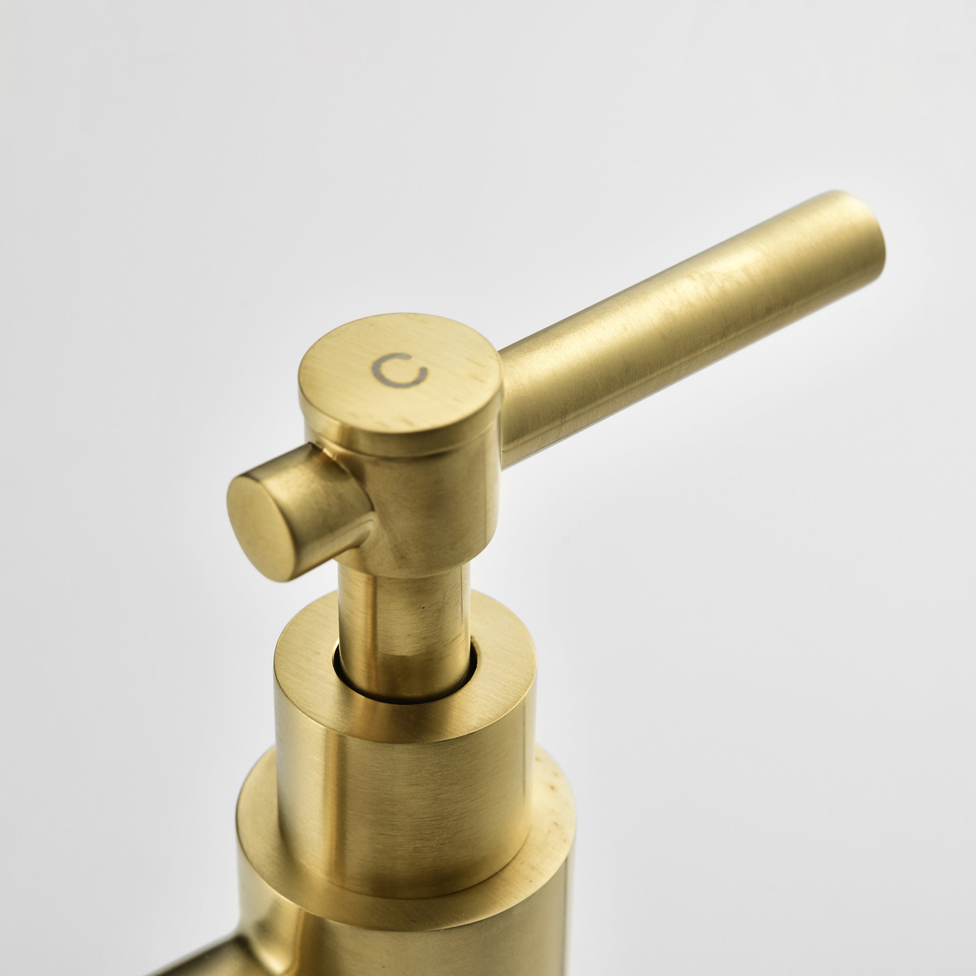 Double Handle Bridge Kitchen Faucet with Pull-Down Sprayhead