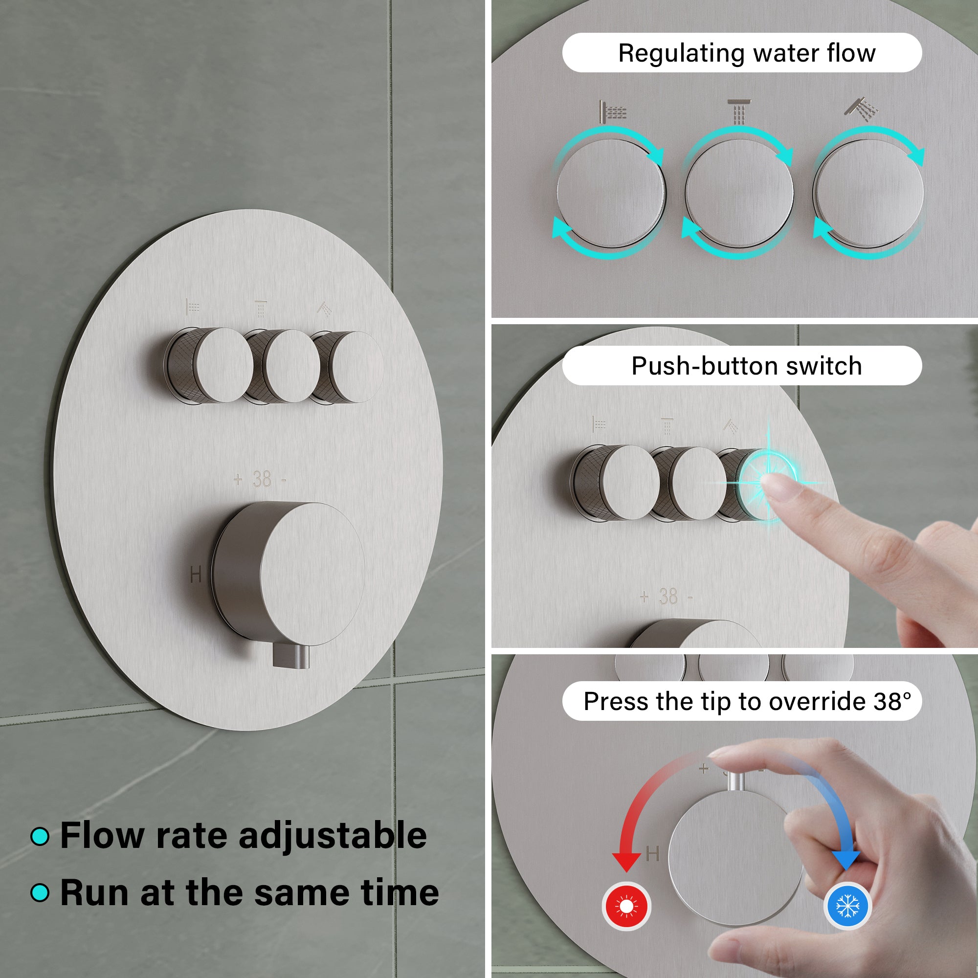 #Color_Brushed Nickel