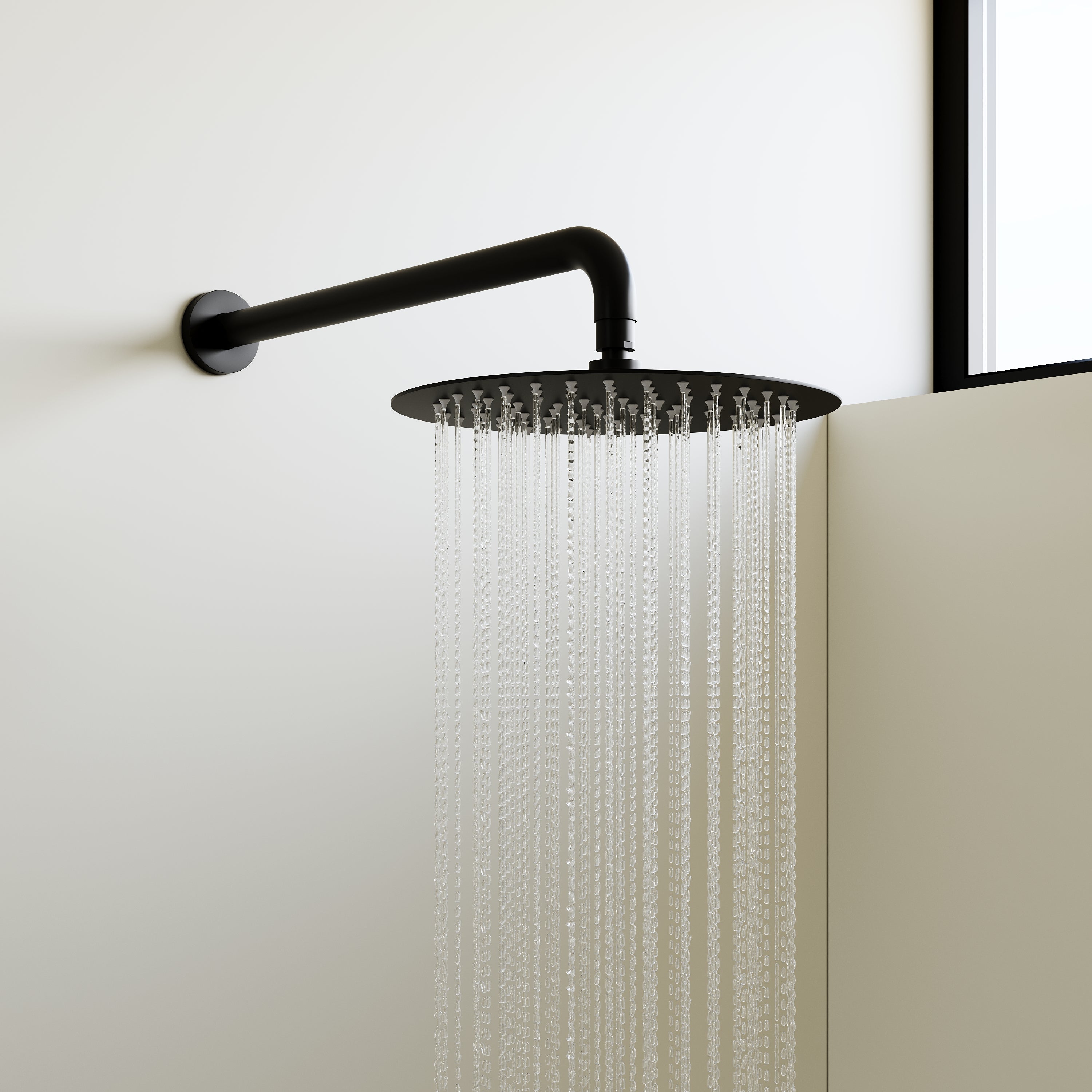 3-Function Shower System with 10-Inch Rain Shower Head, Adjustable Tub Spout, Hand shower, 304 SS