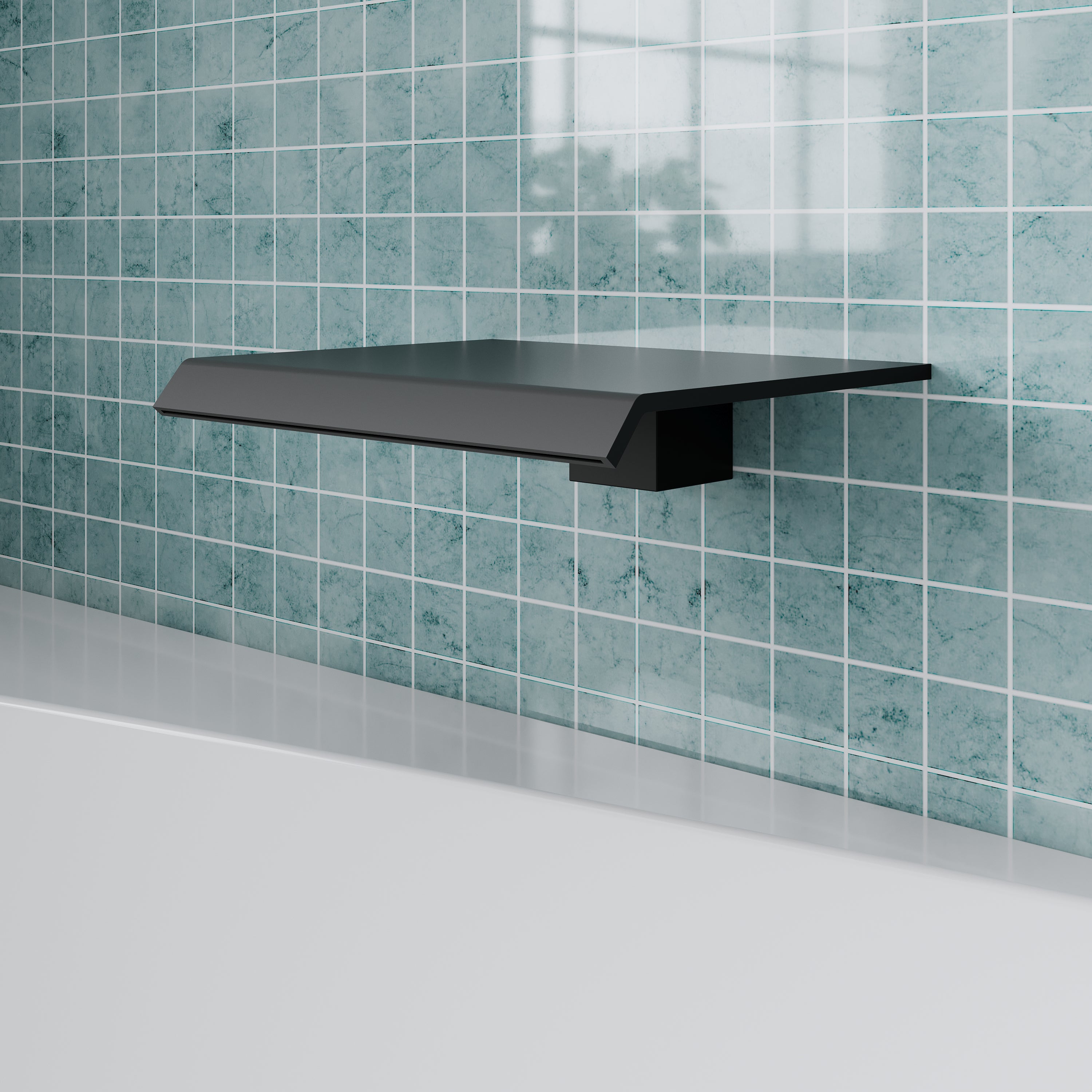 Single-Handle Tub Shower Faucet Set with SUS304 Waterfall Spout, Hand Shower