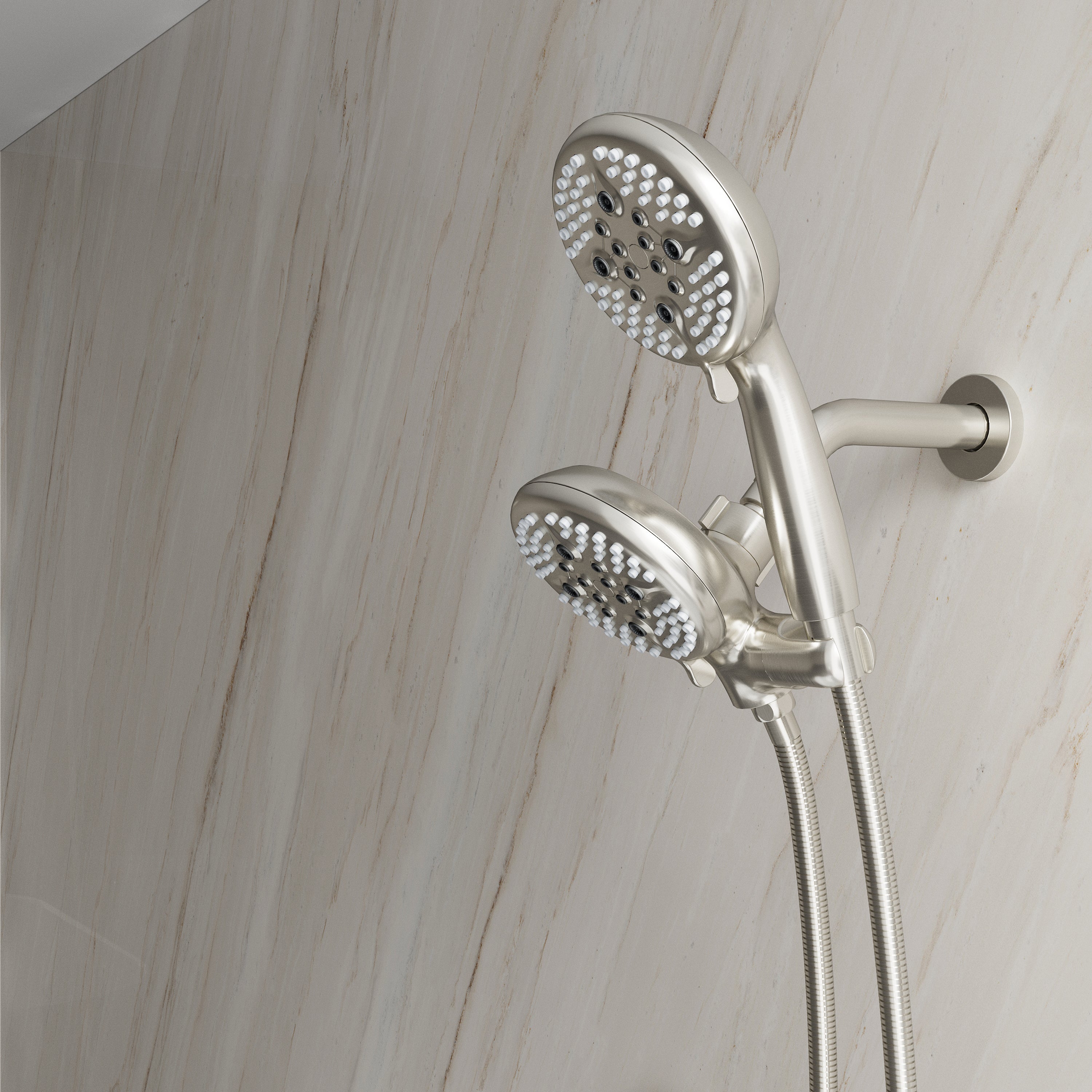 Shower System with 5-Function Handheld & Rainfall Shower Head, High-Flow Tub Spout, cUPC Certified Cartridge, 2.5GPM