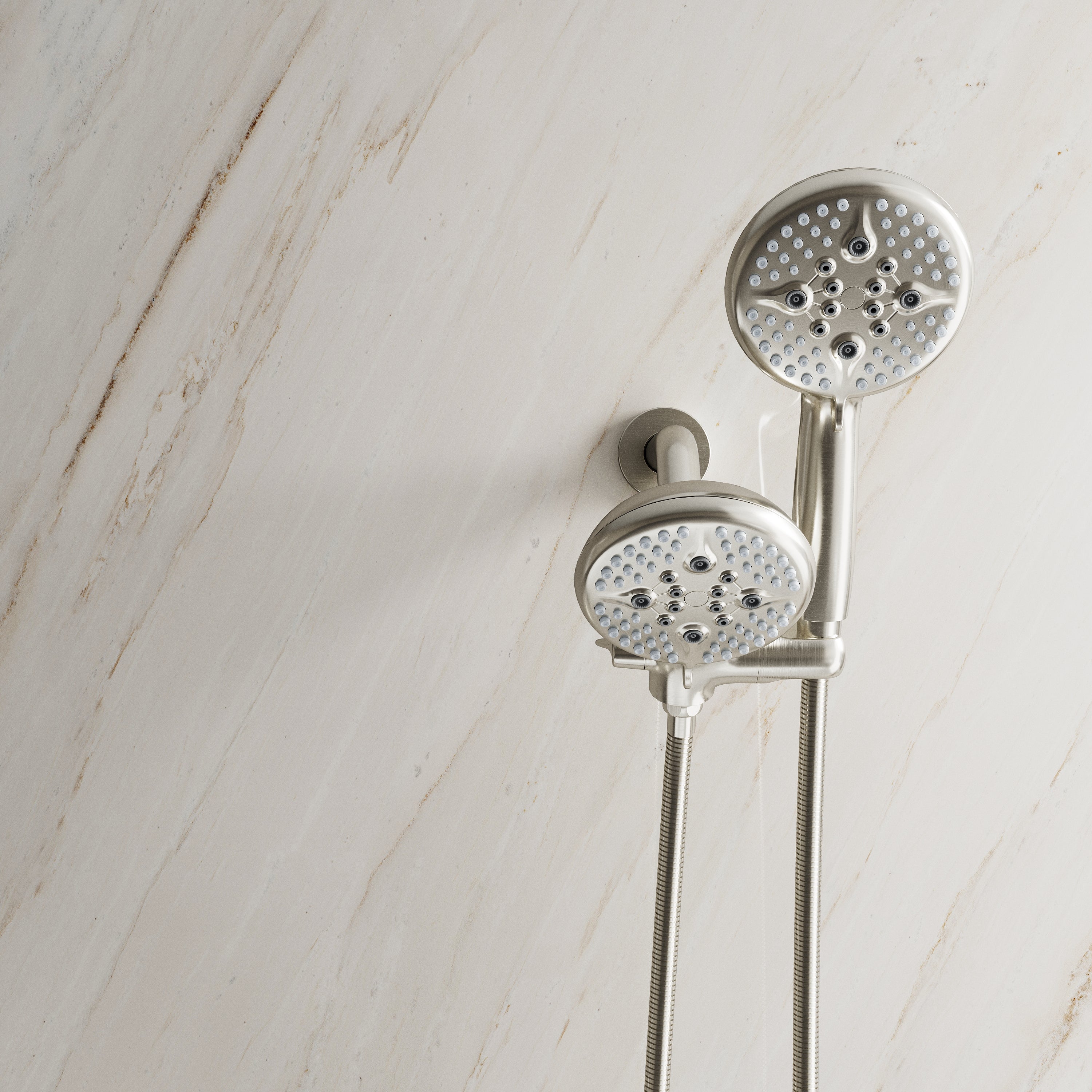 Shower System with 5-Function Handheld & Rainfall Shower Head, High-Flow Tub Spout, cUPC Certified Cartridge, 2.5GPM