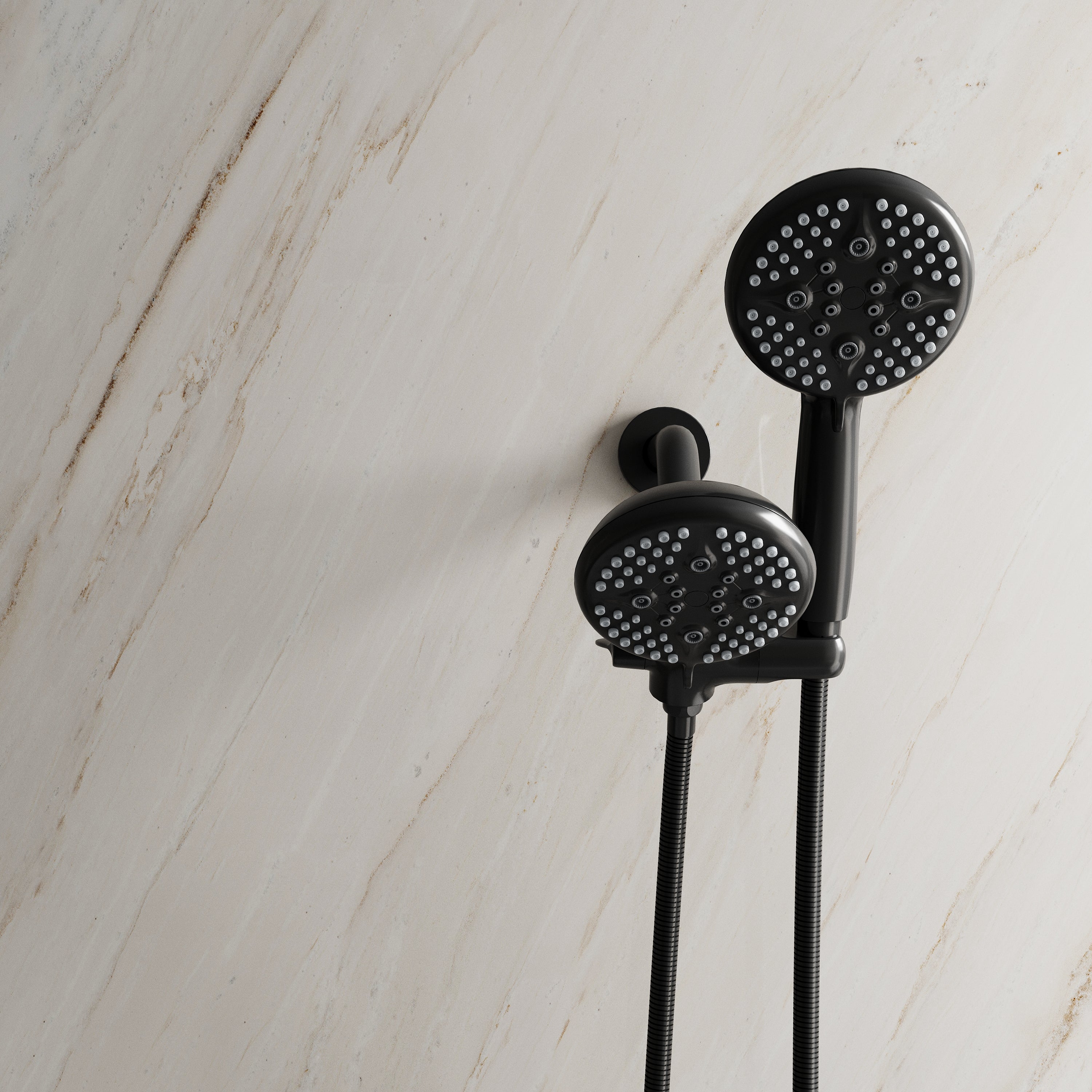 Shower System with 5-Function Handheld & Rainfall Shower Head, High-Flow Tub Spout, cUPC Certified Cartridge, 2.5GPM