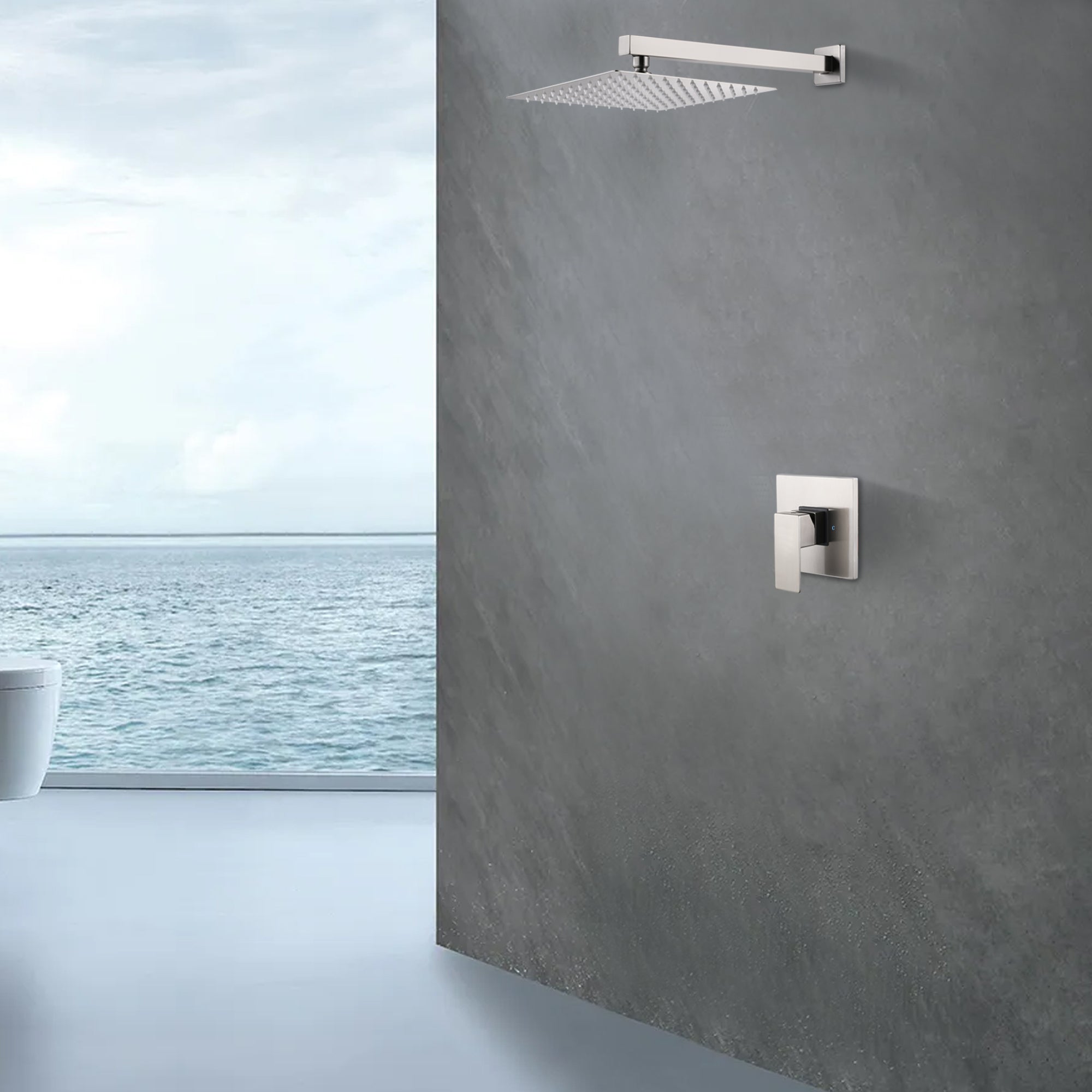 10 inch Shower Head Concealed Valve Built-In Shower System