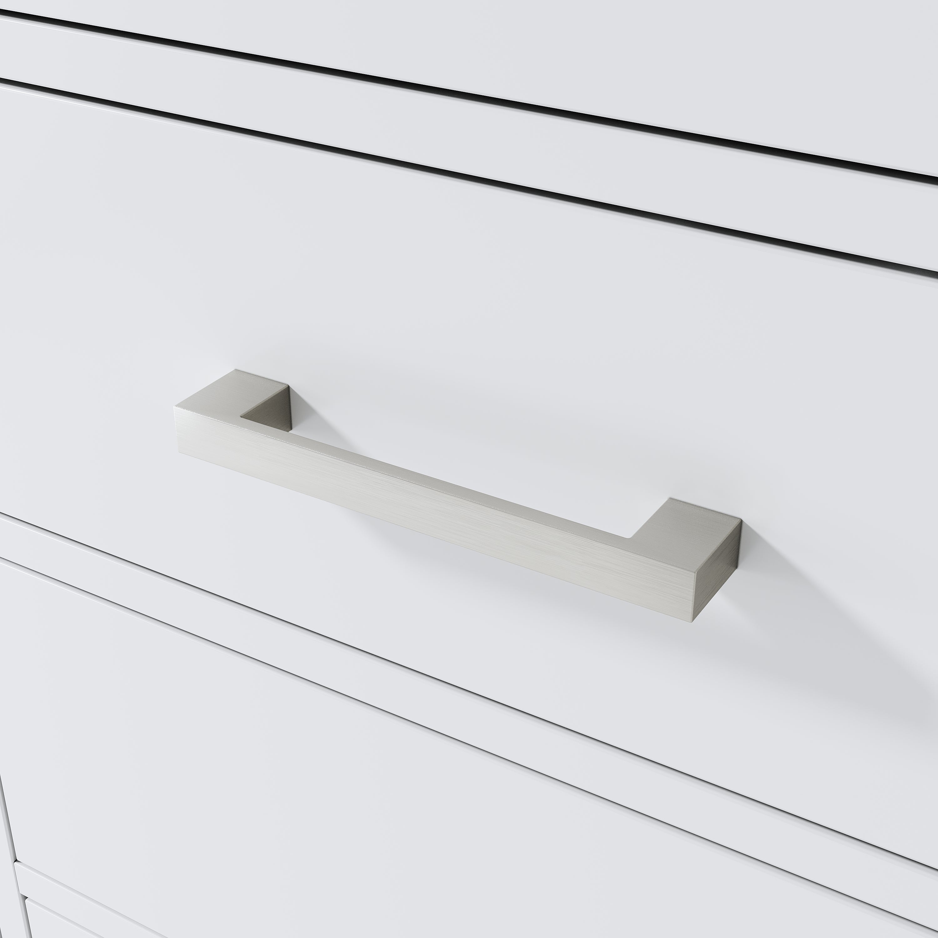 84 Inch Solid Wood Bathroom Vanity with White Cultured Marble Top, 4 Soft-Close Doors & 14 Drawers, White