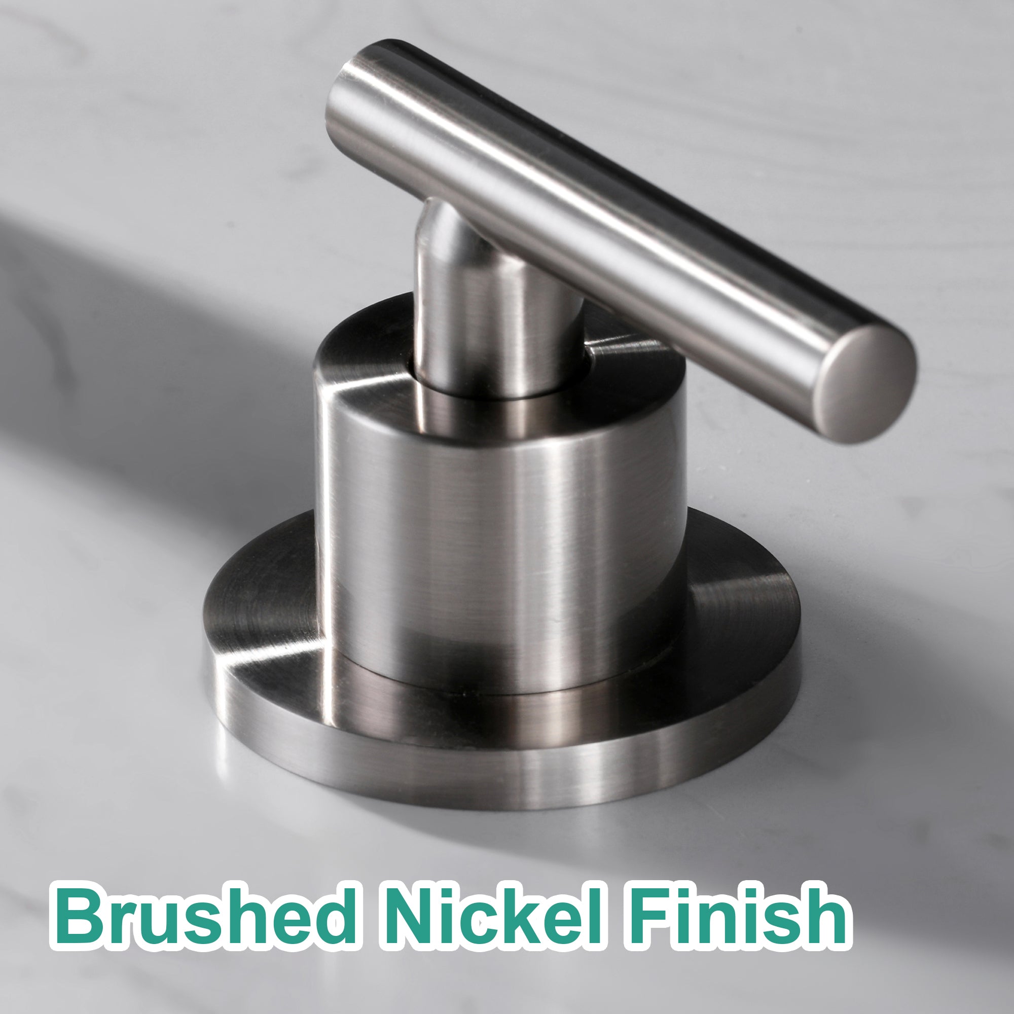 Modern Bathroom Basin Faucet with 360° Swivel Spout, Dual Handle Hot & Cold Mixer, Water-Saving 1.2 GPM