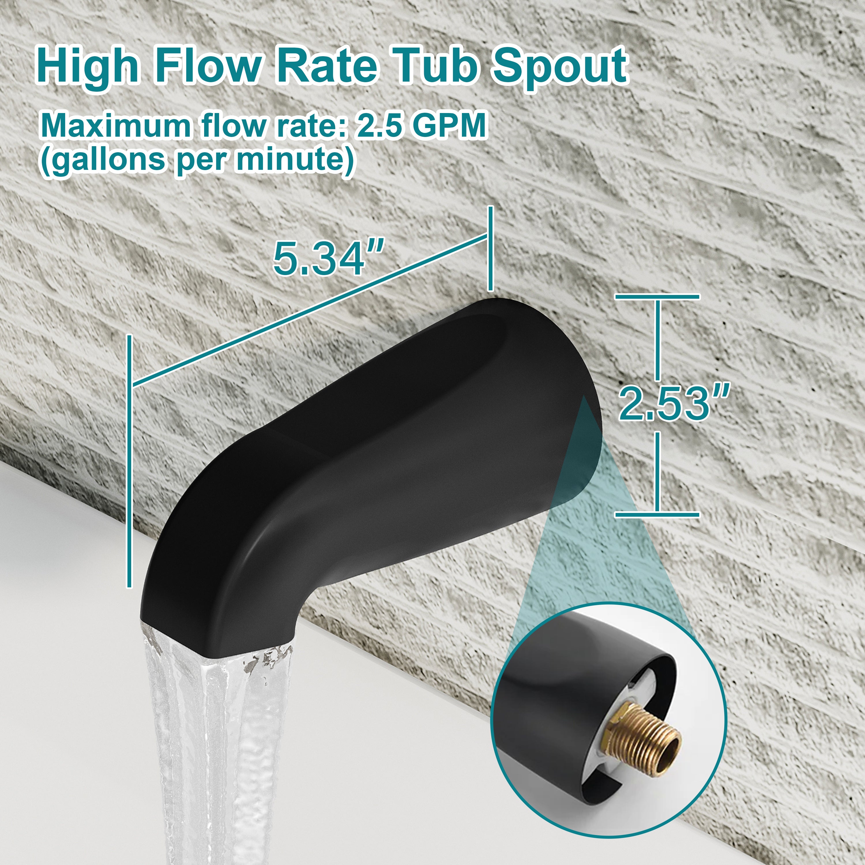 Three-Handle Shower System With Diverter Handle And 5-Spray Function Heads