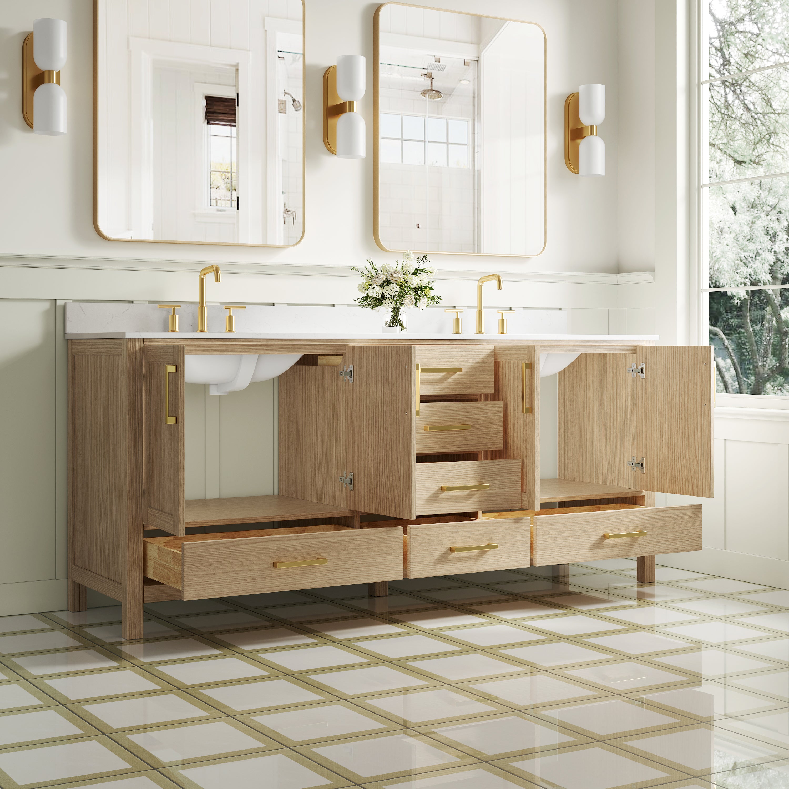 #Handle Color_Brushed Gold