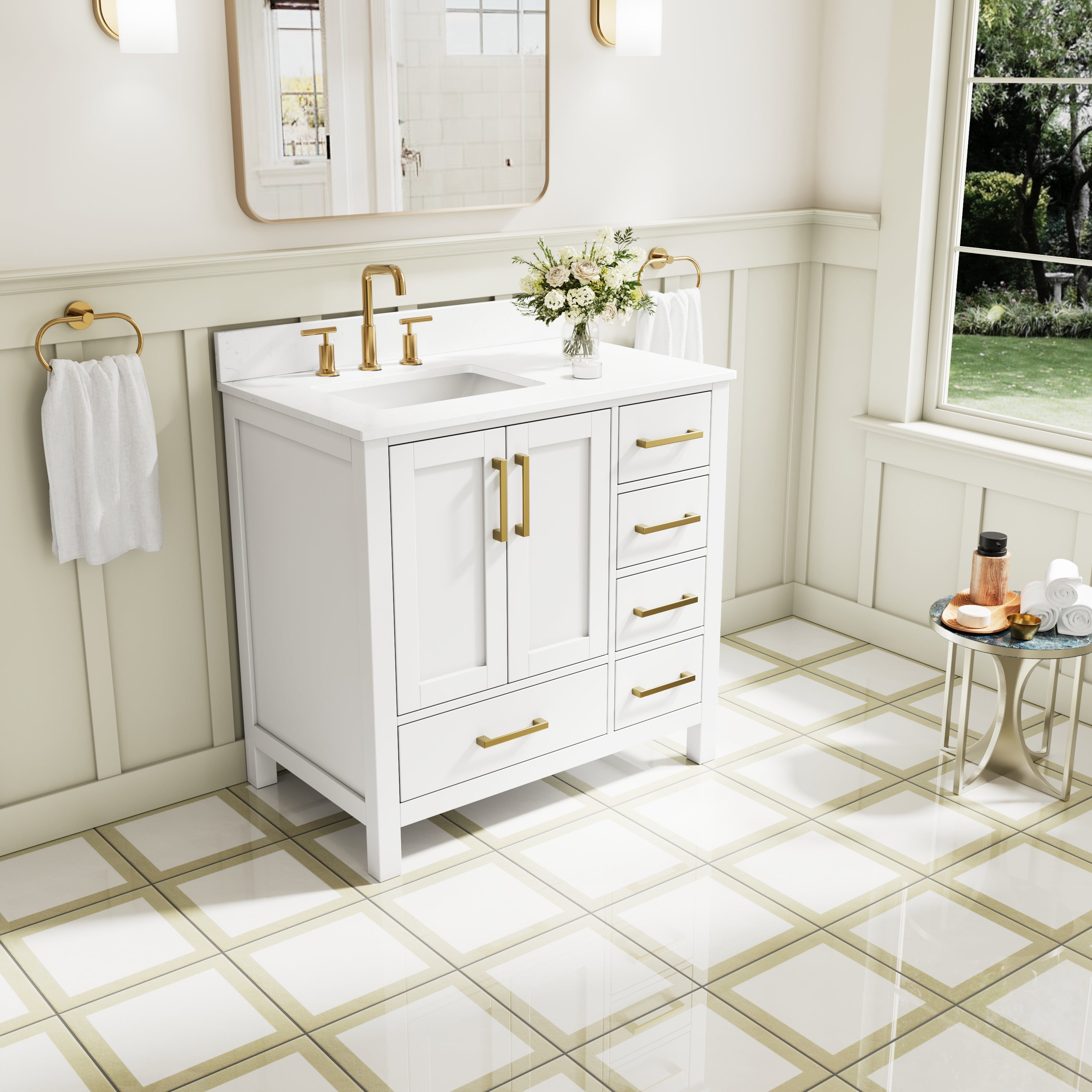 #Handle Color_Brushed Gold