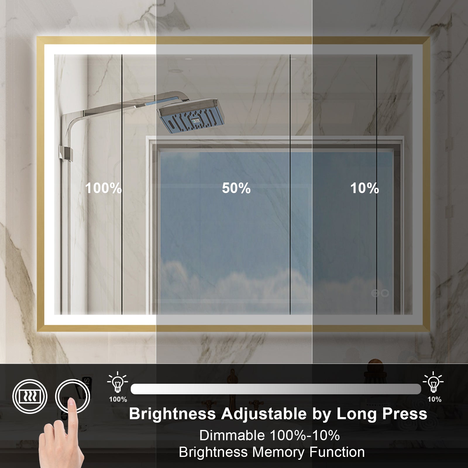 Bathroom Lighted Mirror