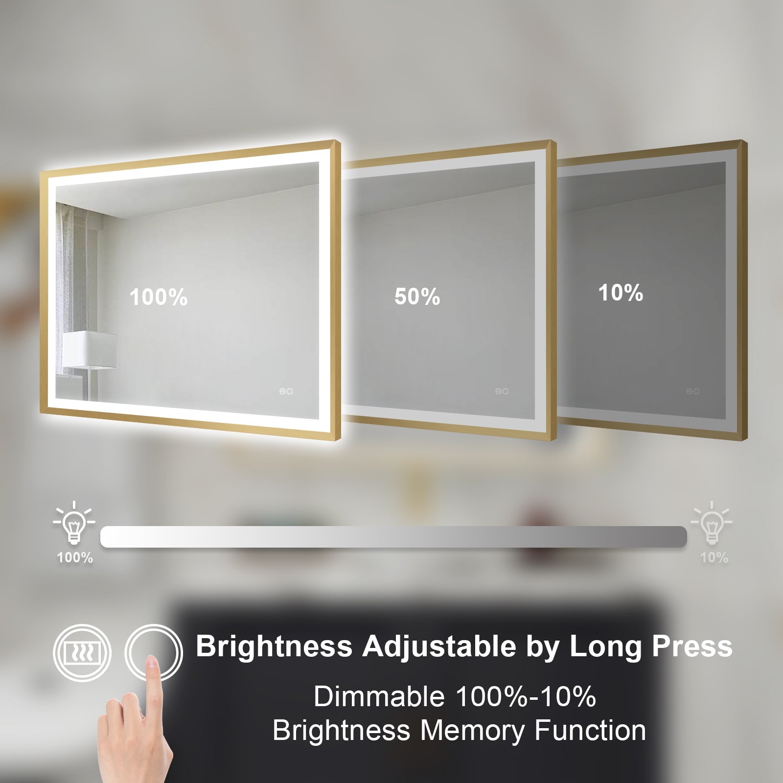 Lighted Bathroom Mirror