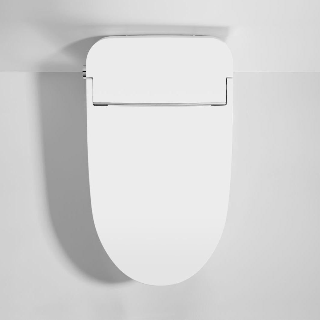 Smart Toilet with Auto Flushing, Foot Sensor, Nightlight & Antibacterial Coating, 1.28GPF