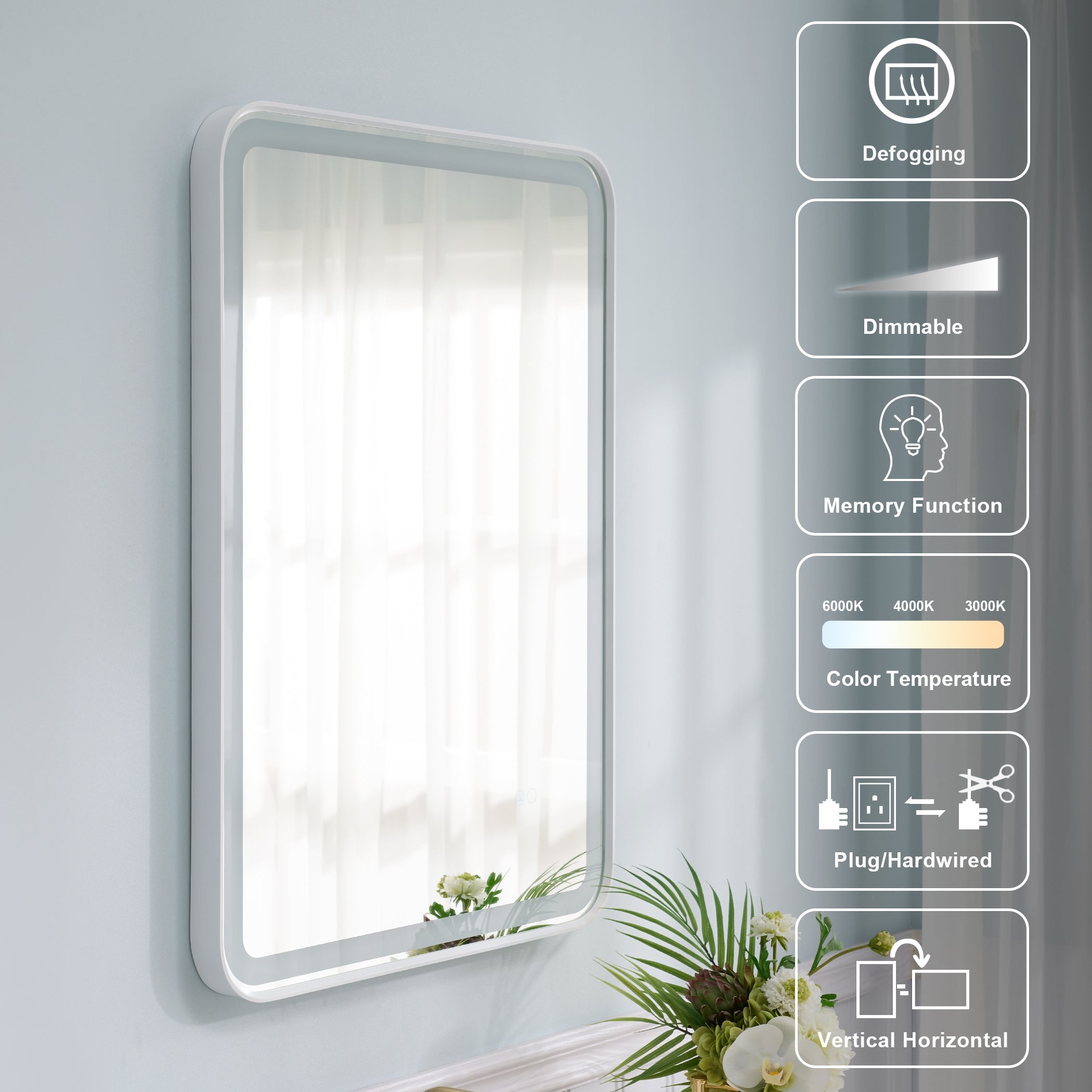 Bathroom Mirror Features