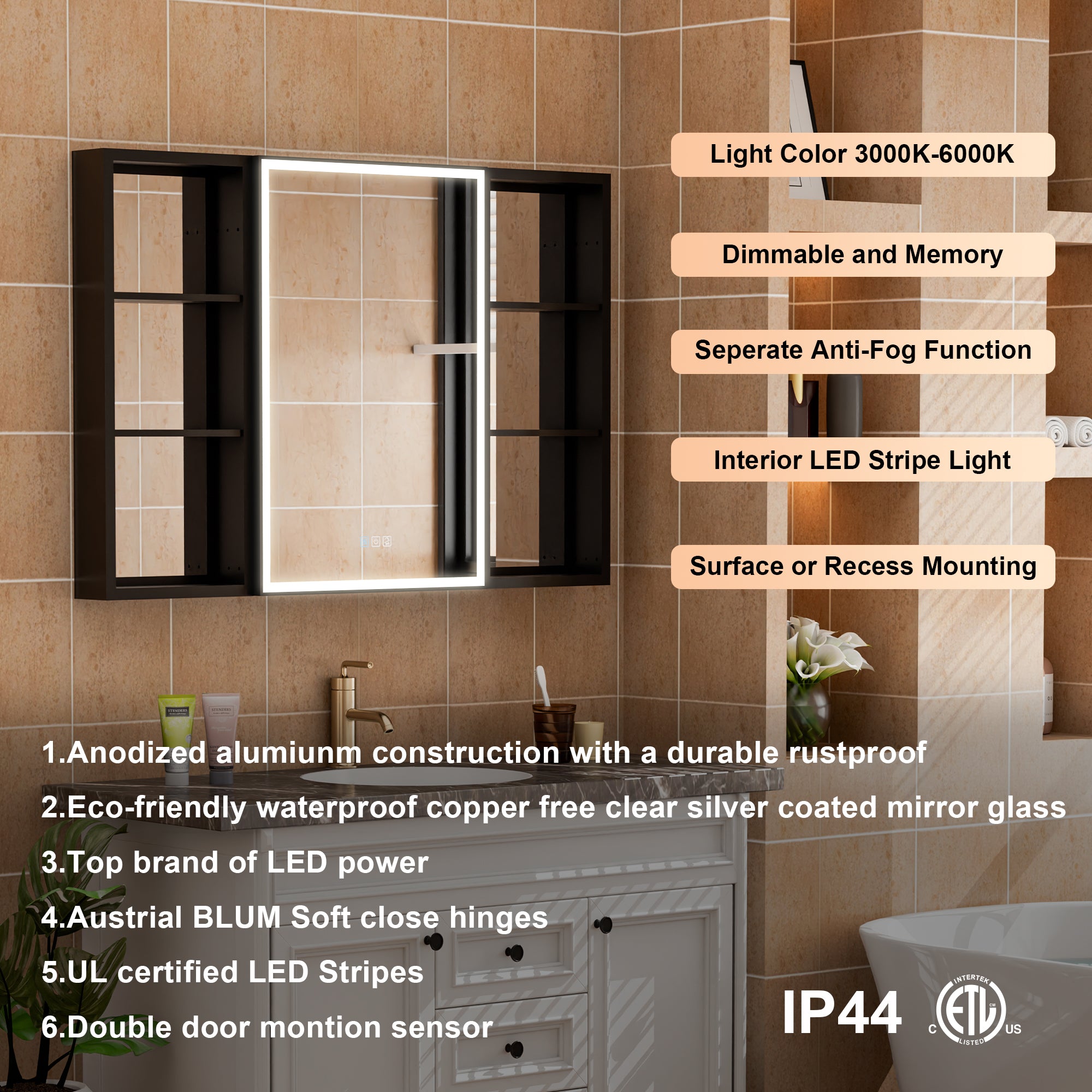 Lighted Medicine Cabinets