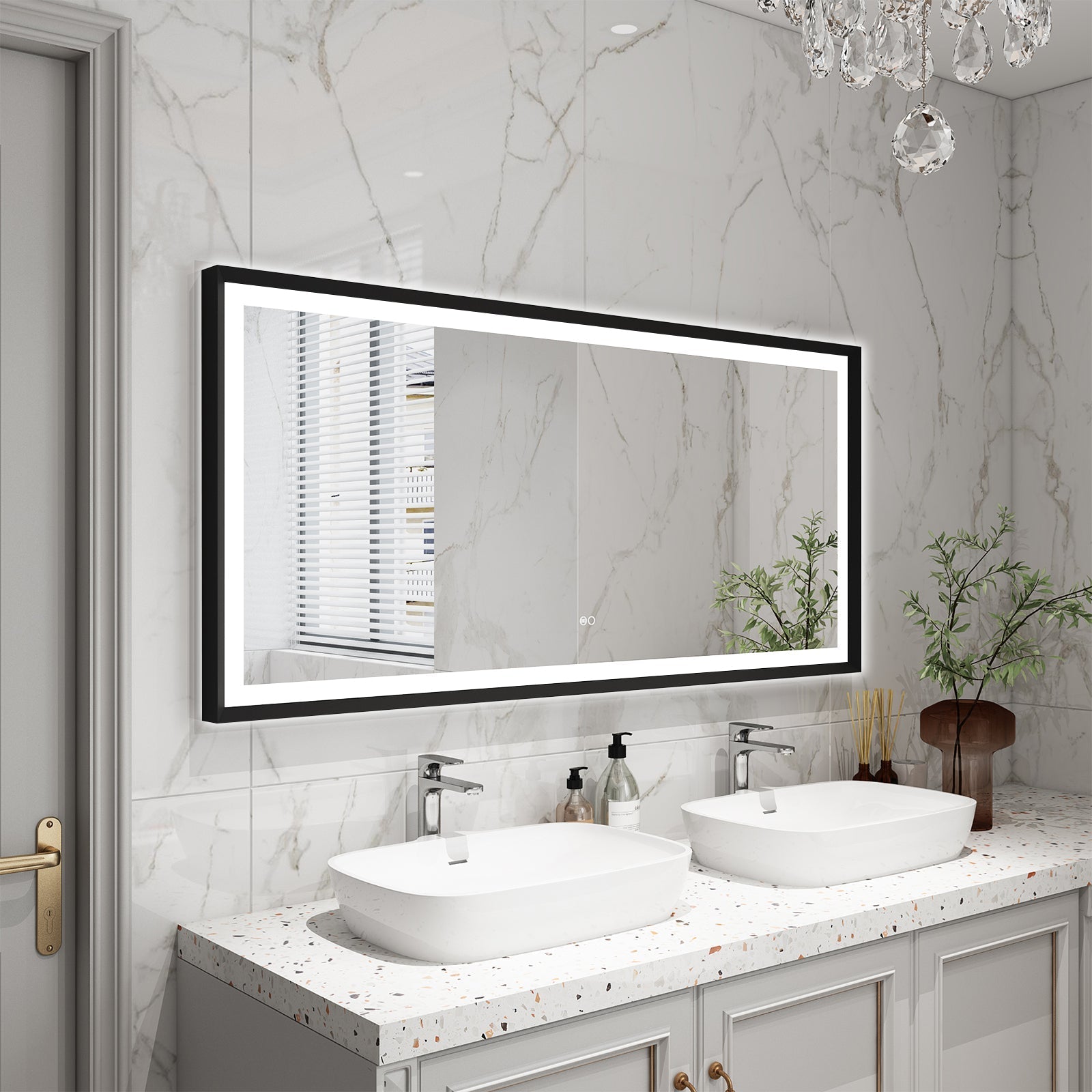 Framed Bathroom Mirror