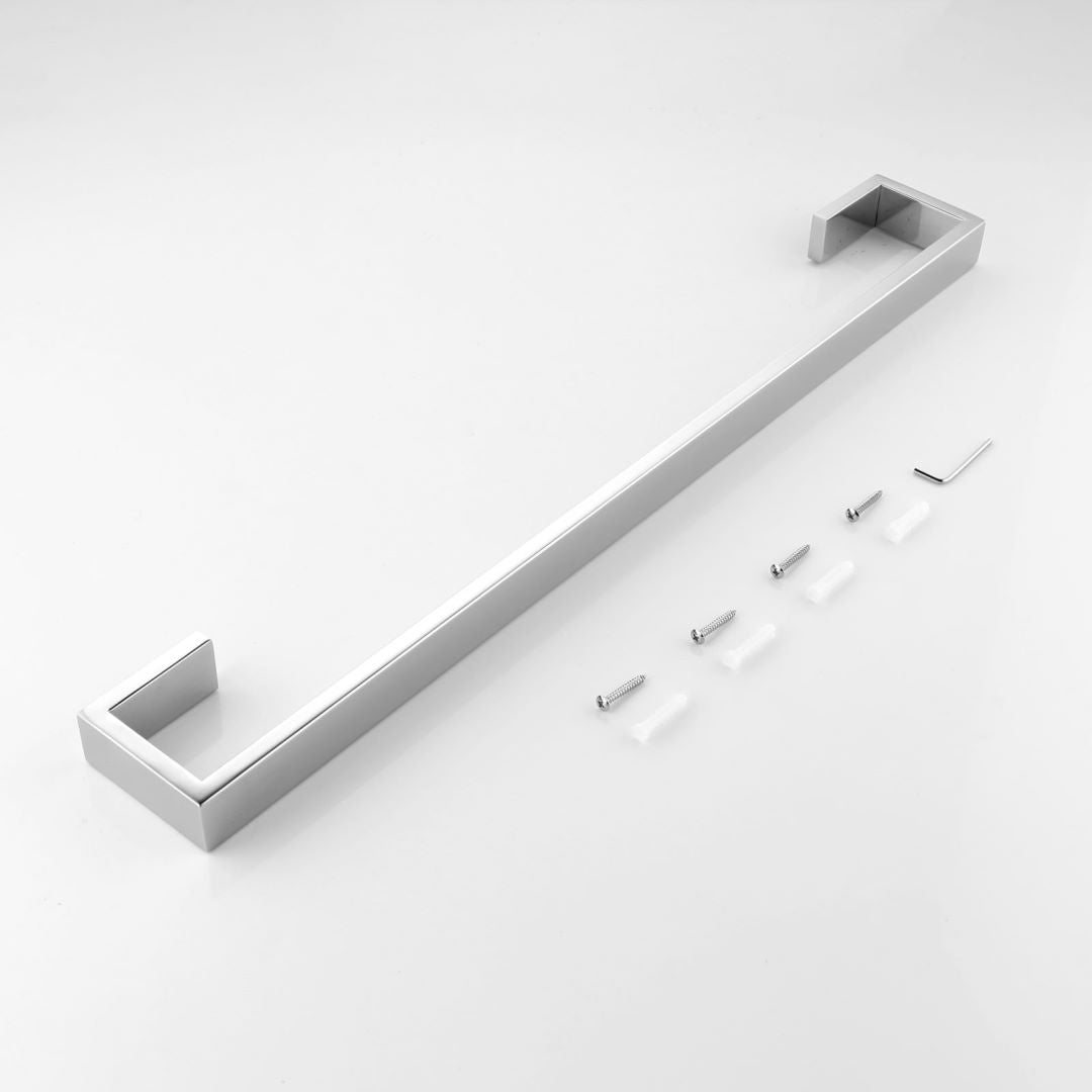 4 Piece Bathroom Accessories Set Stainless Steel Wall Mounted
