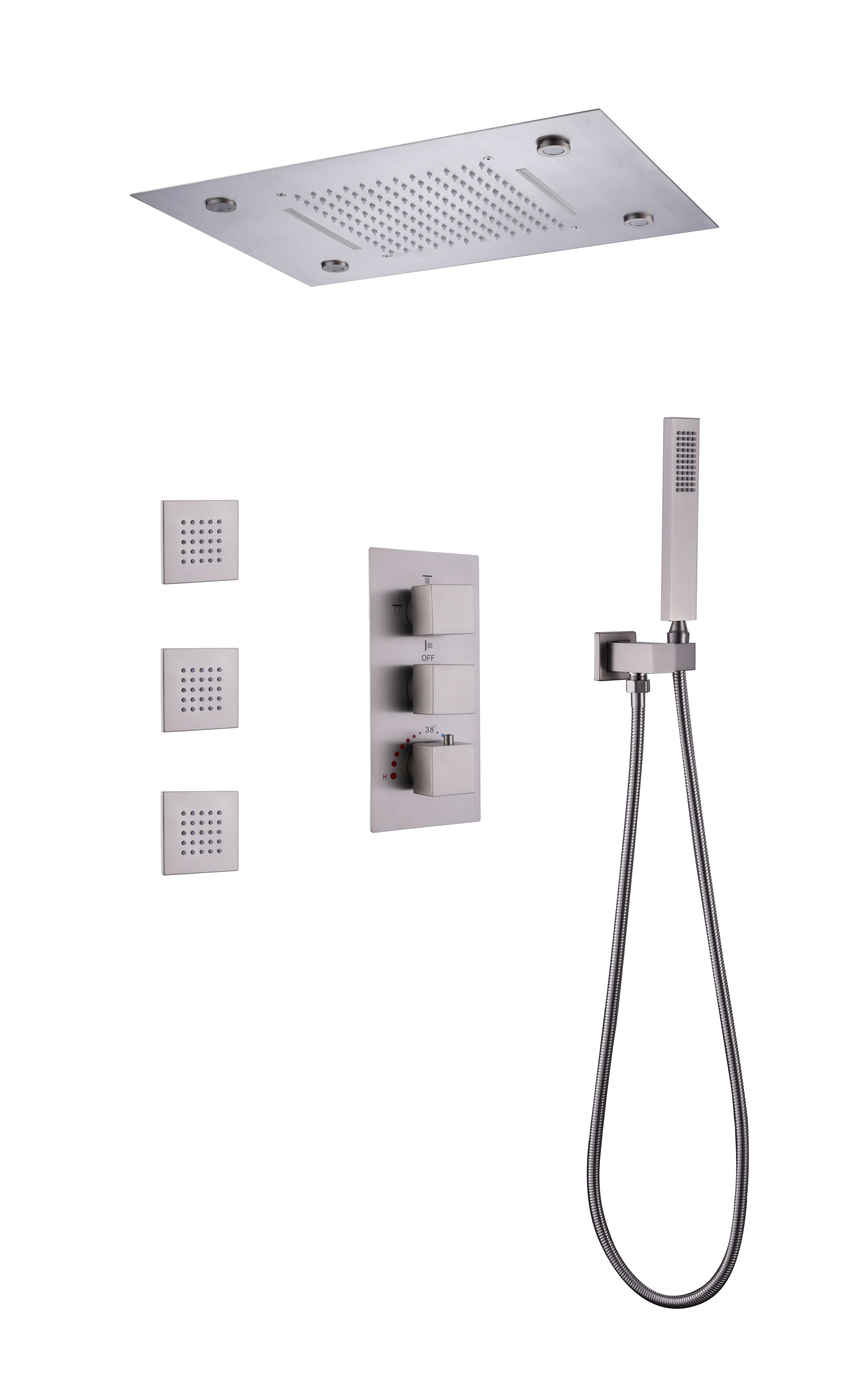 rain head shower systems