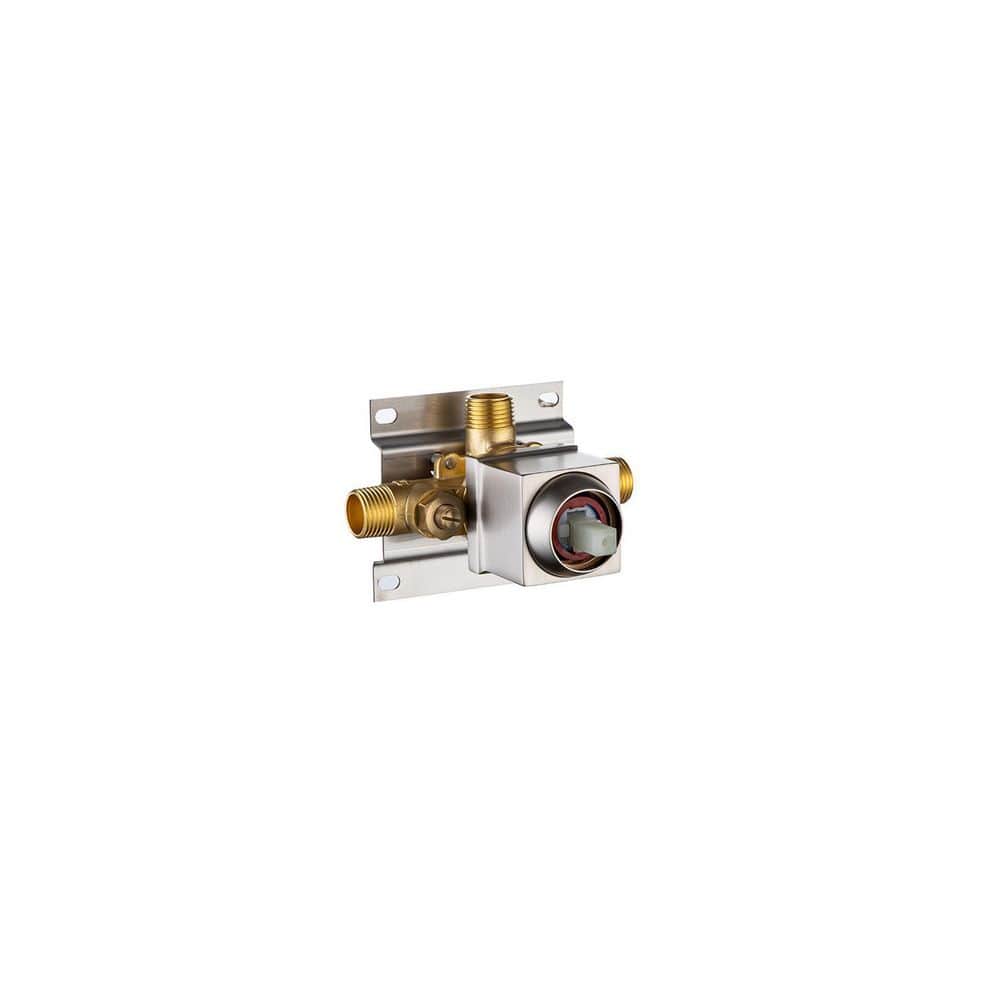Wall Mounted 10 in. Rain Shower Head Faucet with Valve