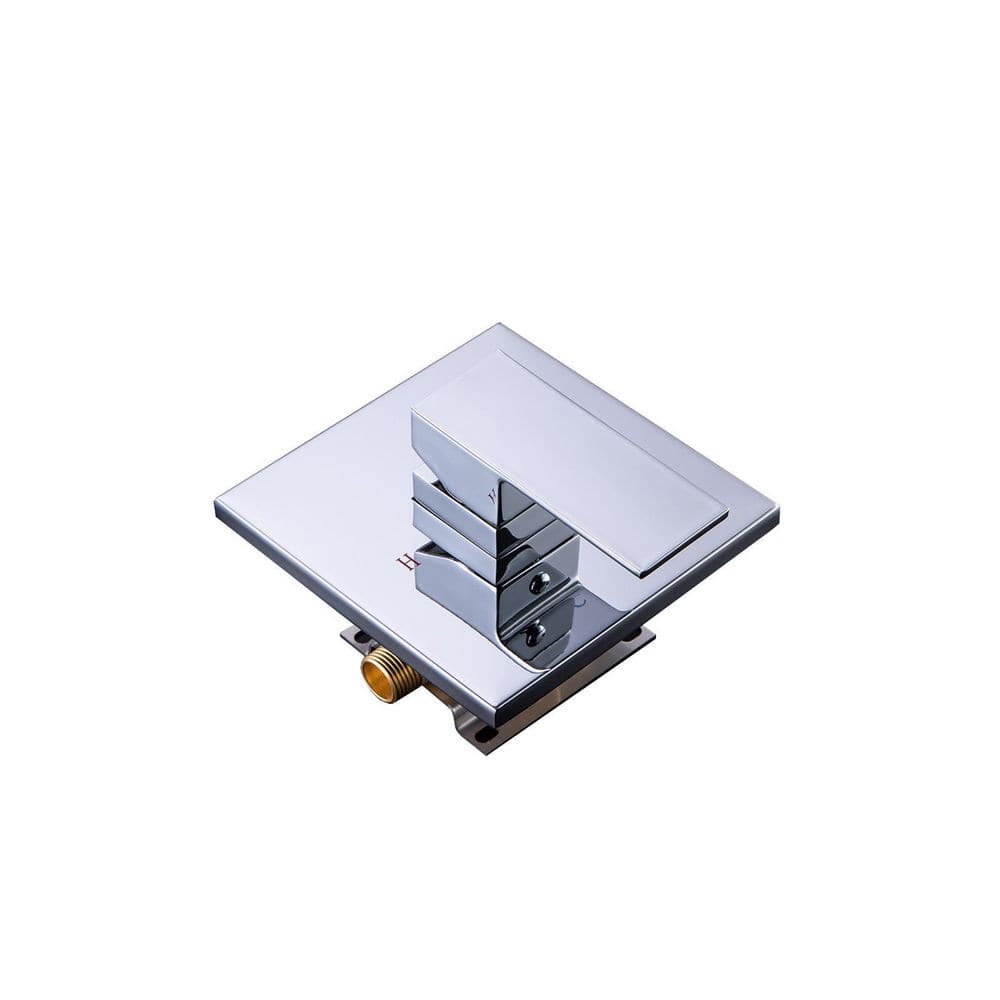 Wall Mounted 10 in. Rain Shower Head Faucet with Valve