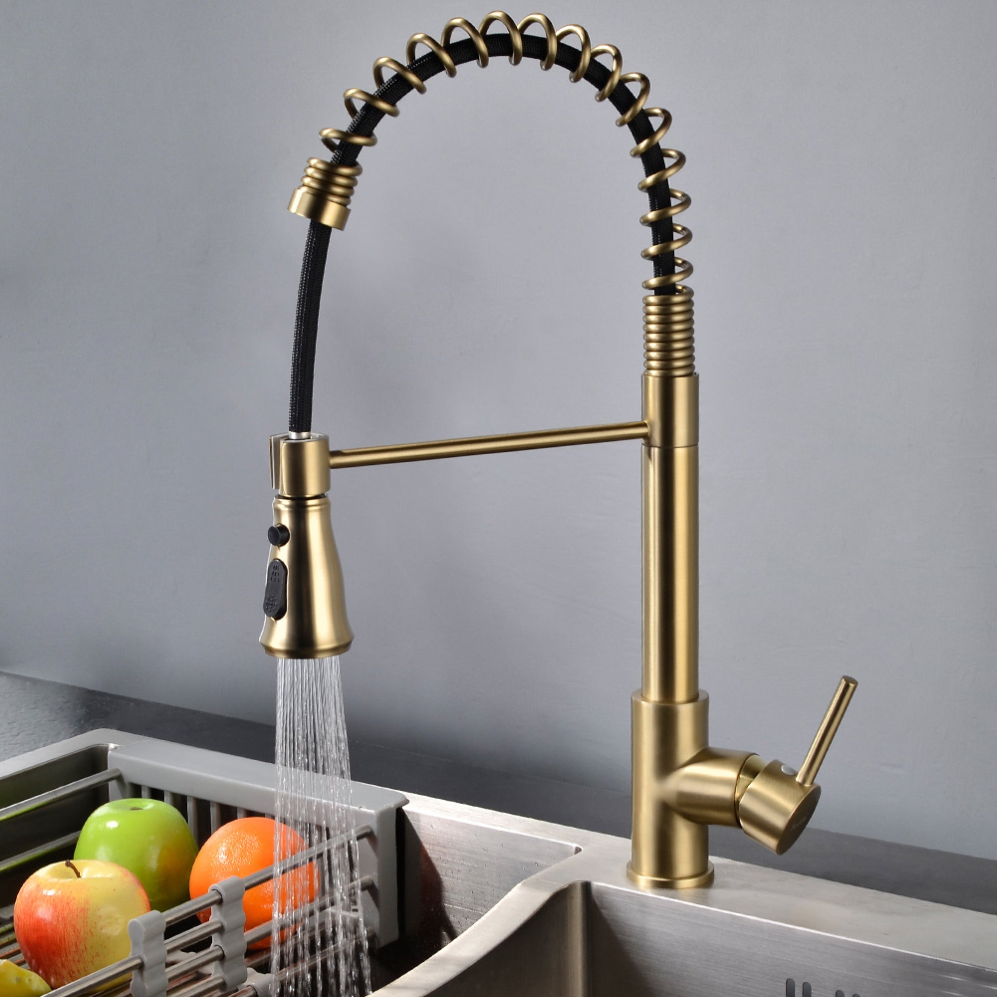 black bathroom faucet