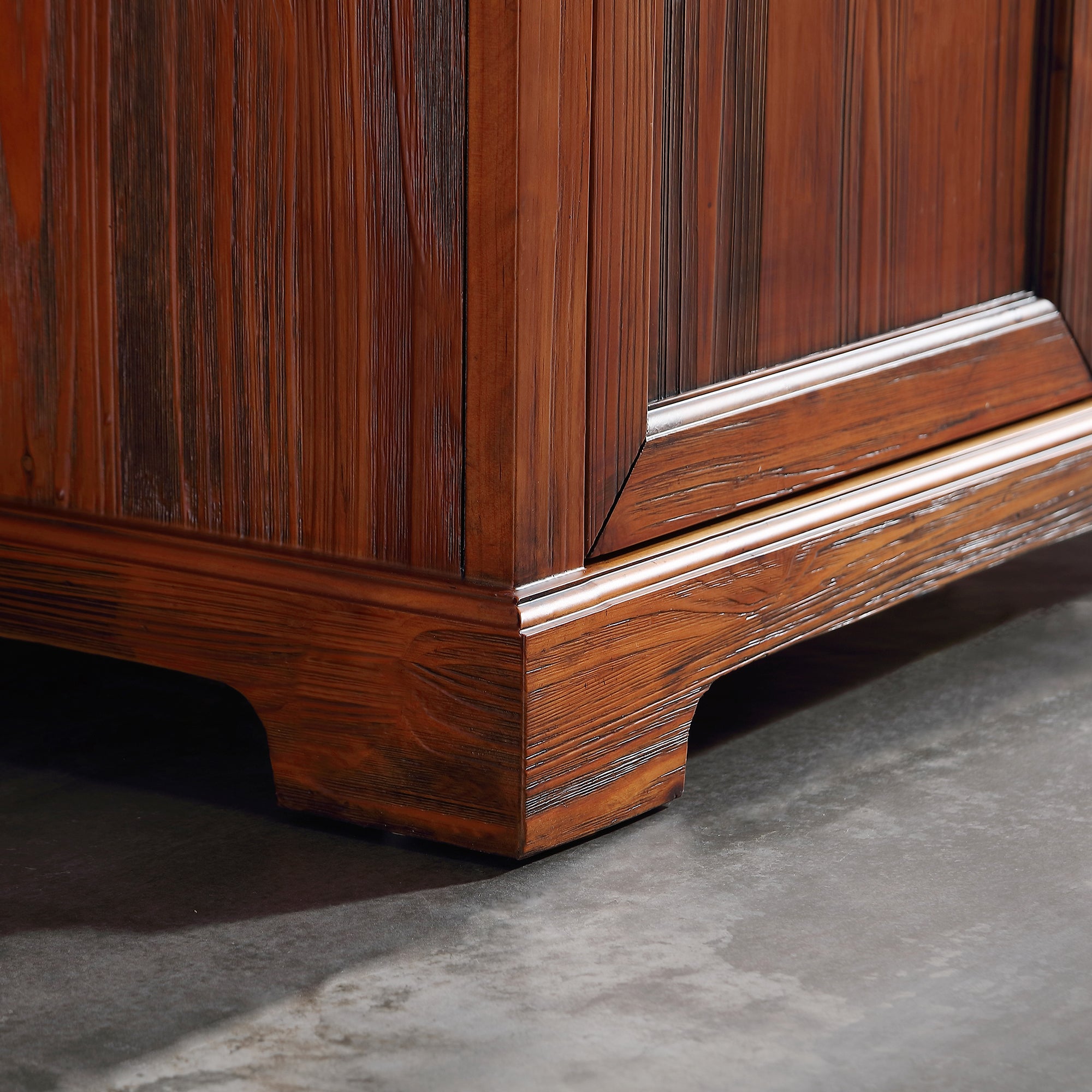 36 in. W x 22 in. D x 35 in. H Freestanding Bath Vanity Wood in Brown with White Quartz Top with White Basin