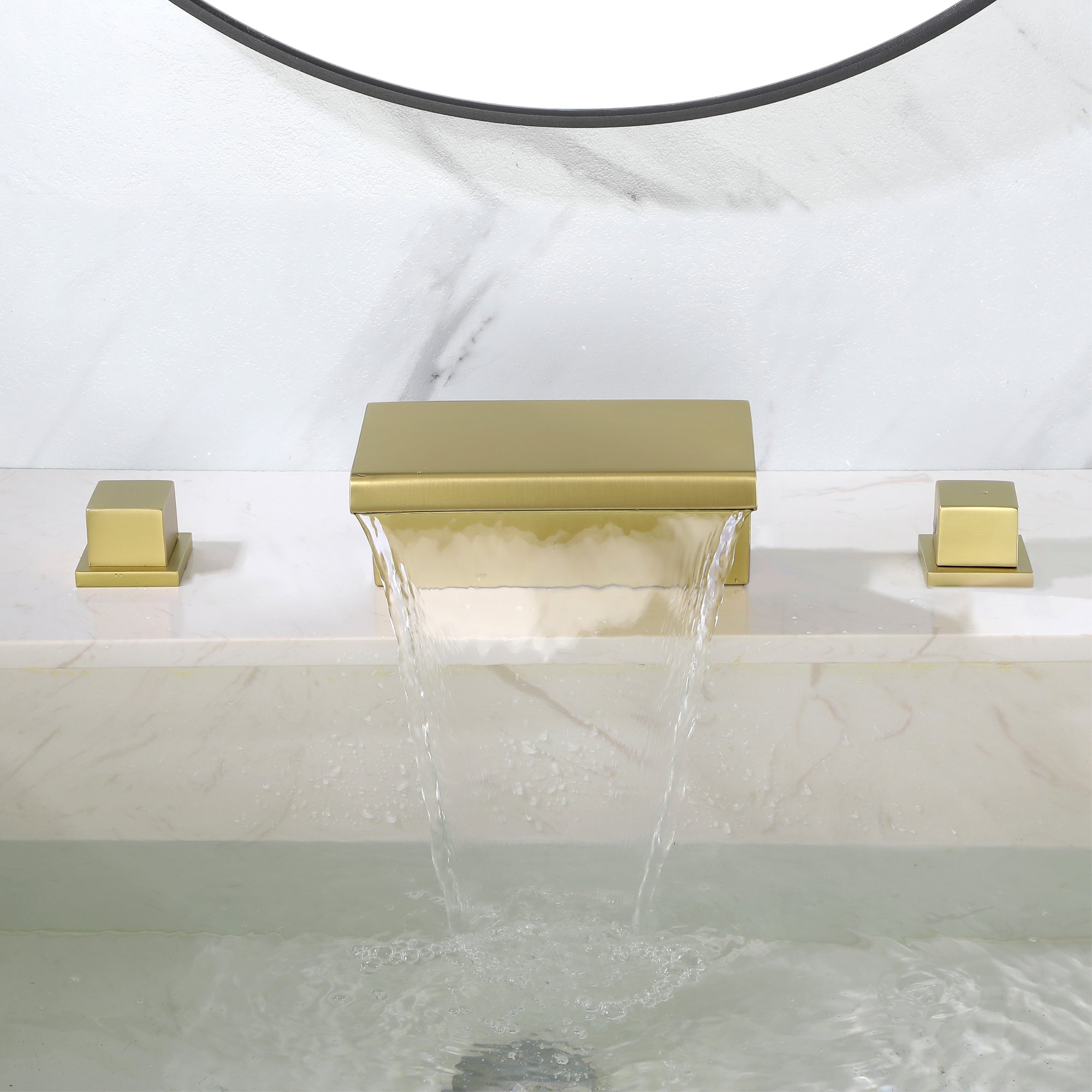 waterfall faucets bathroom