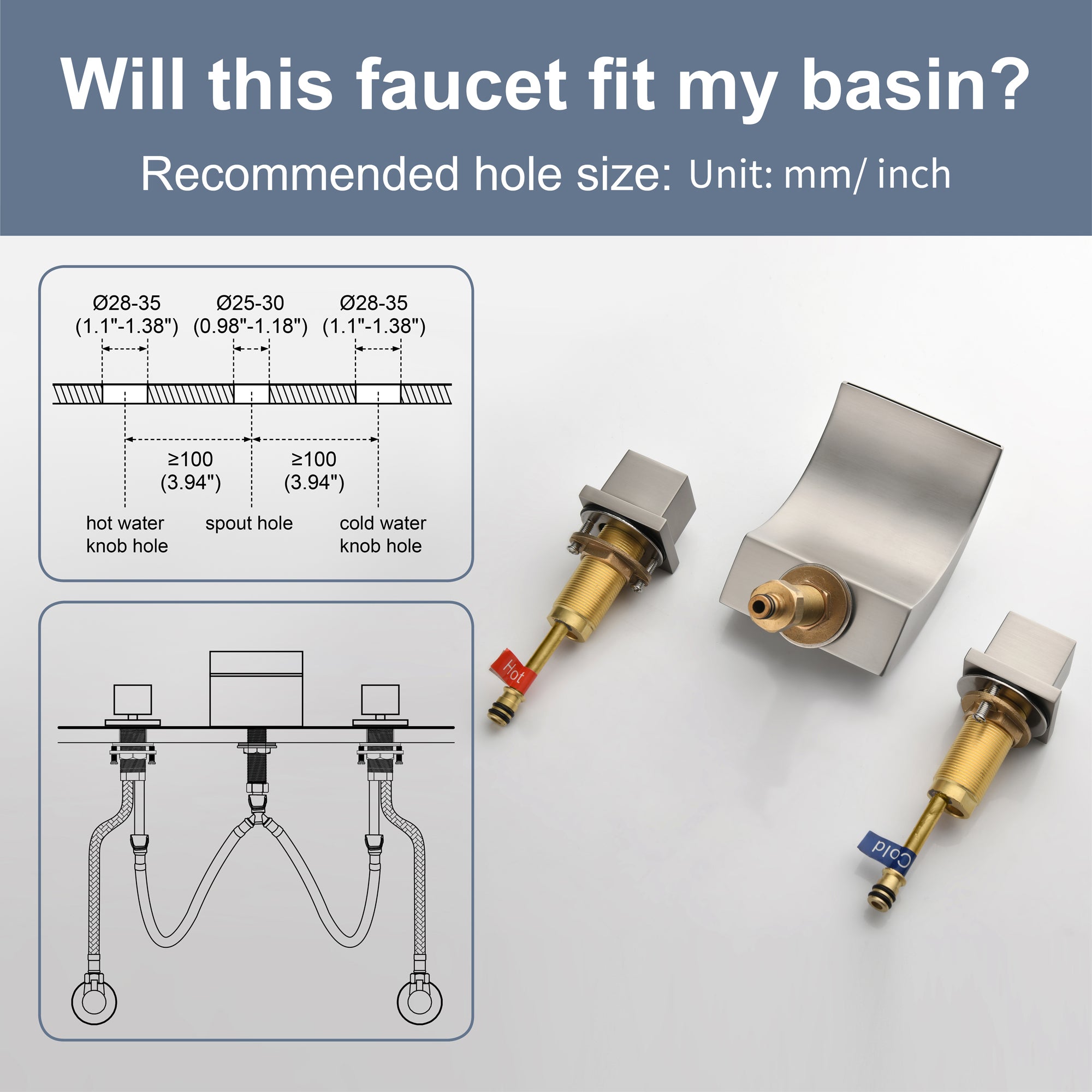 wall mounted bathroom faucet