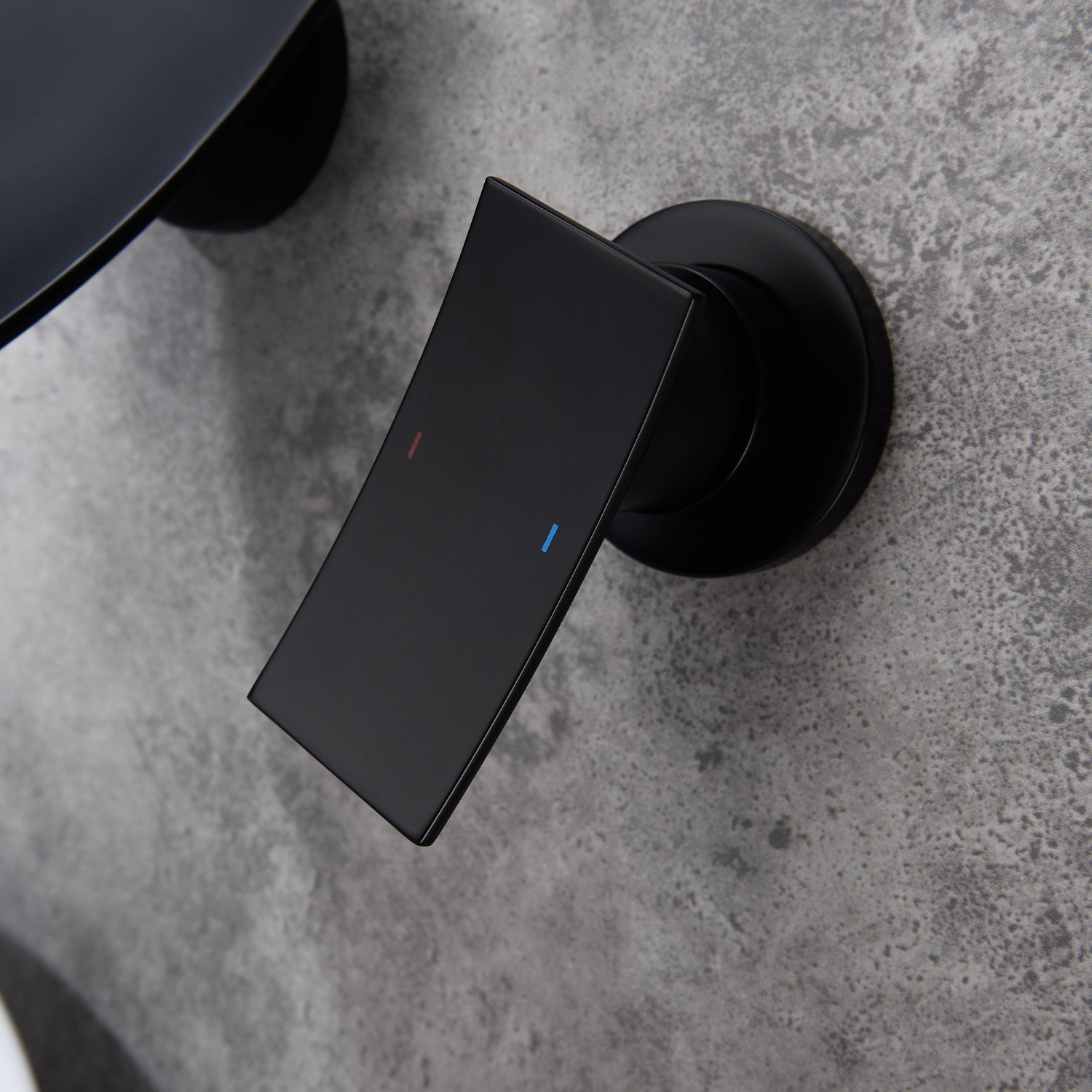 Single Handle Widespread Wall Mounted Bathroom Faucet