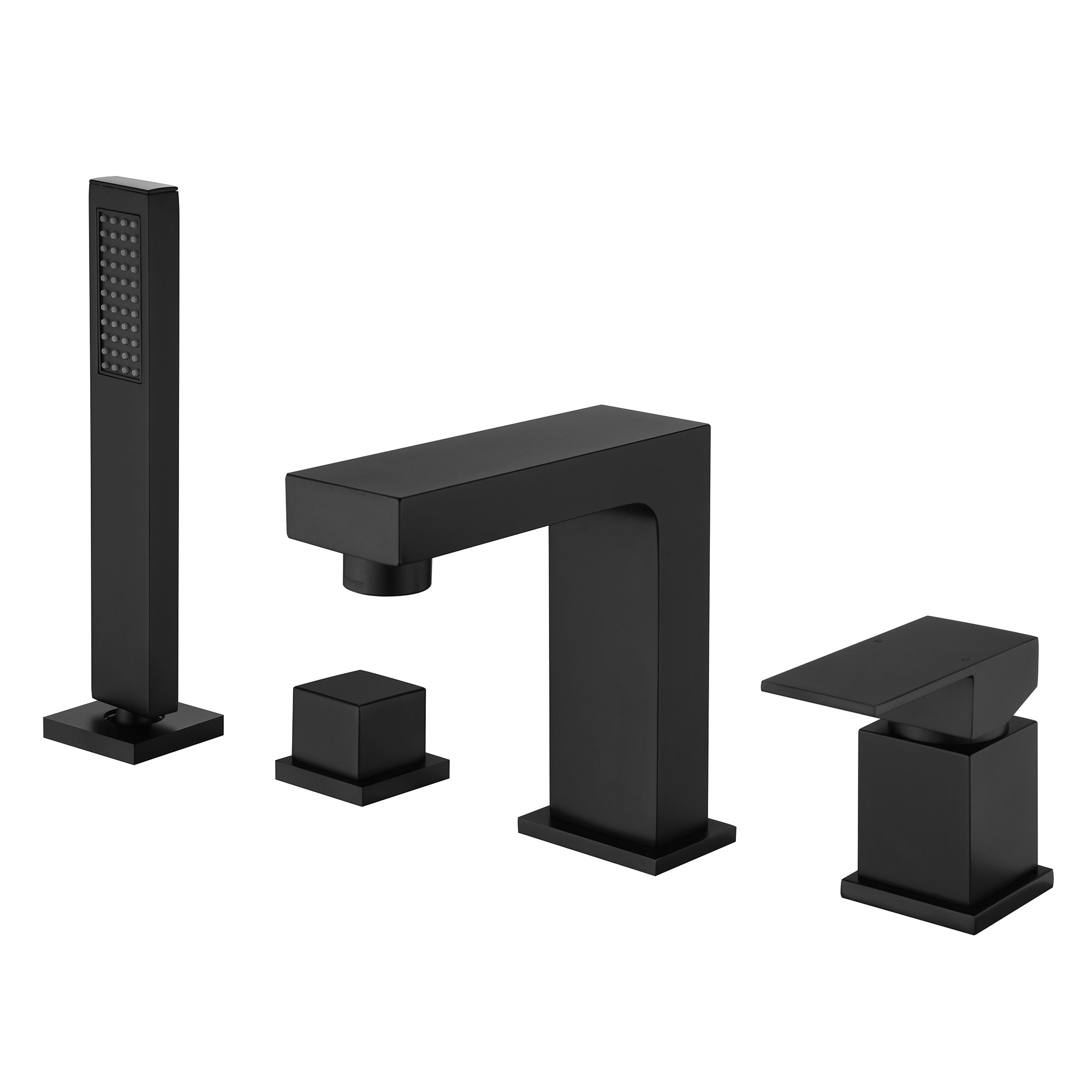 Deck Mounted Waterfall Roman Tub Faucet With Handshower