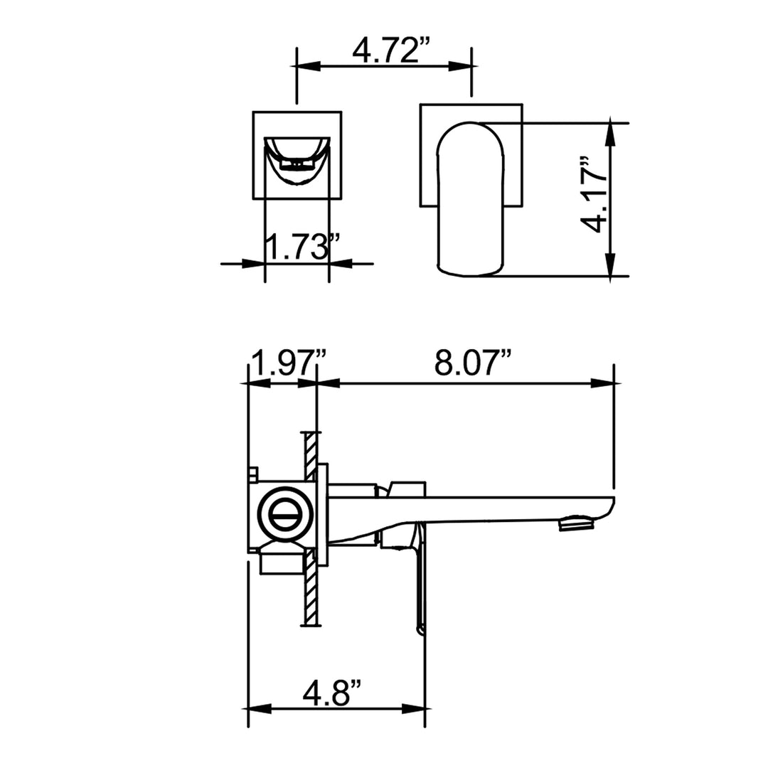 sink faucet bathroom drawing