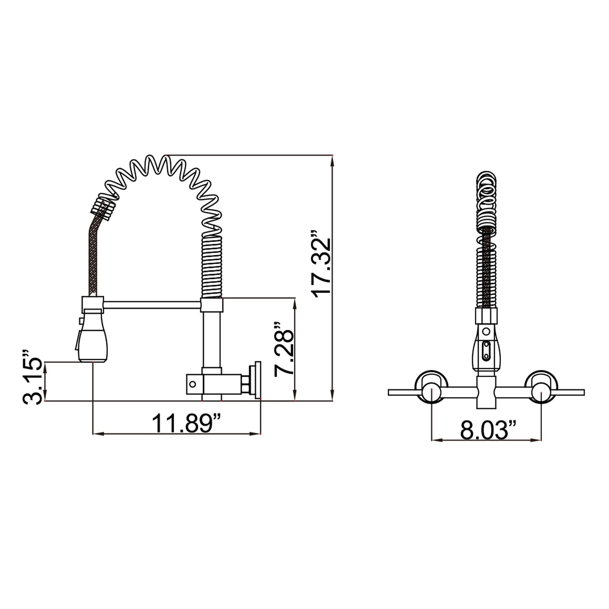 Spring Kitchen Sink Faucet Structure
