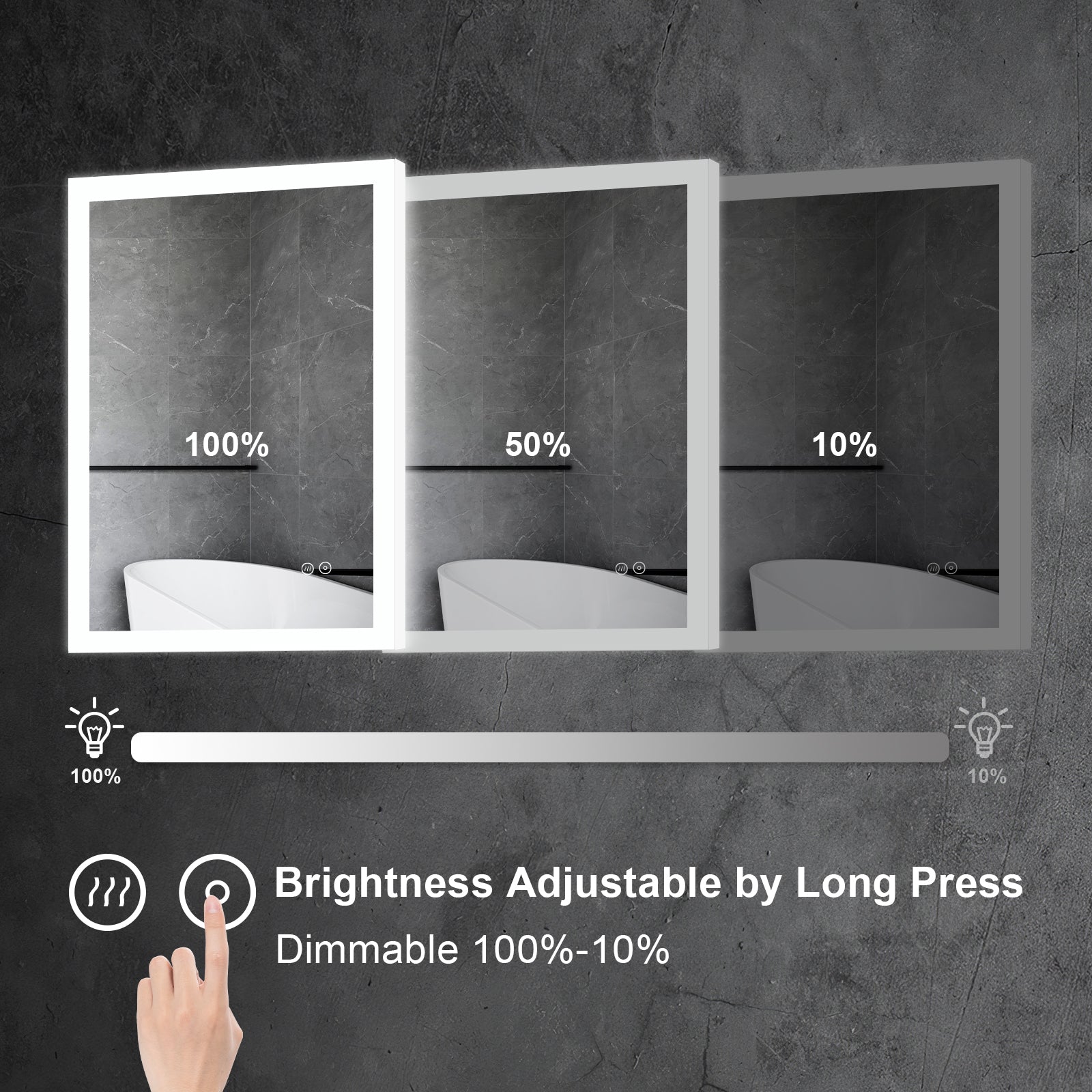 Lighted Bathroom Mirror