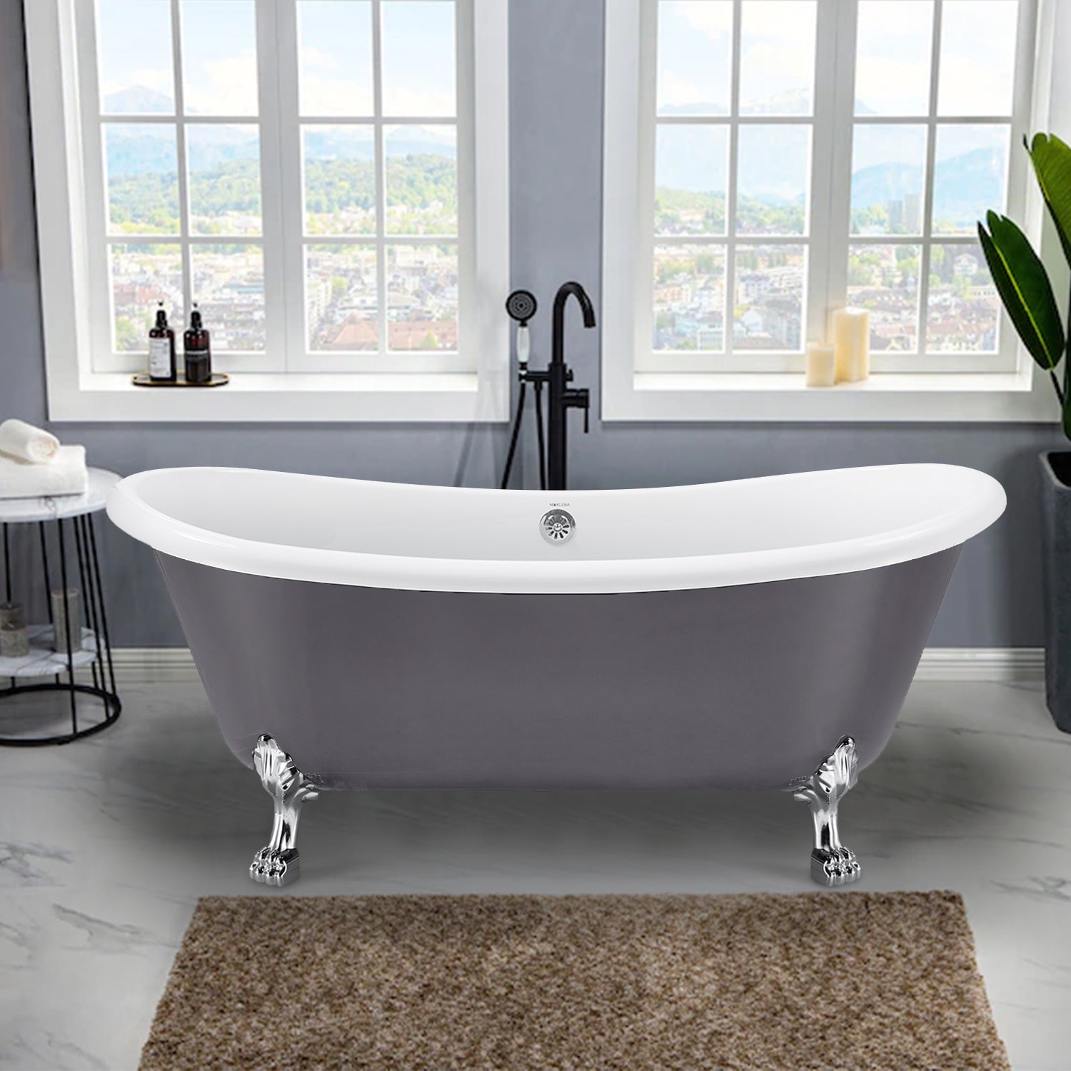 large bathtub