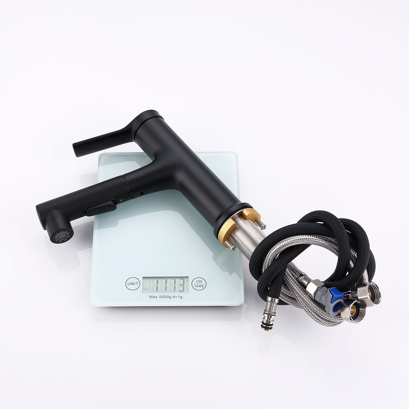 black bathroom faucets