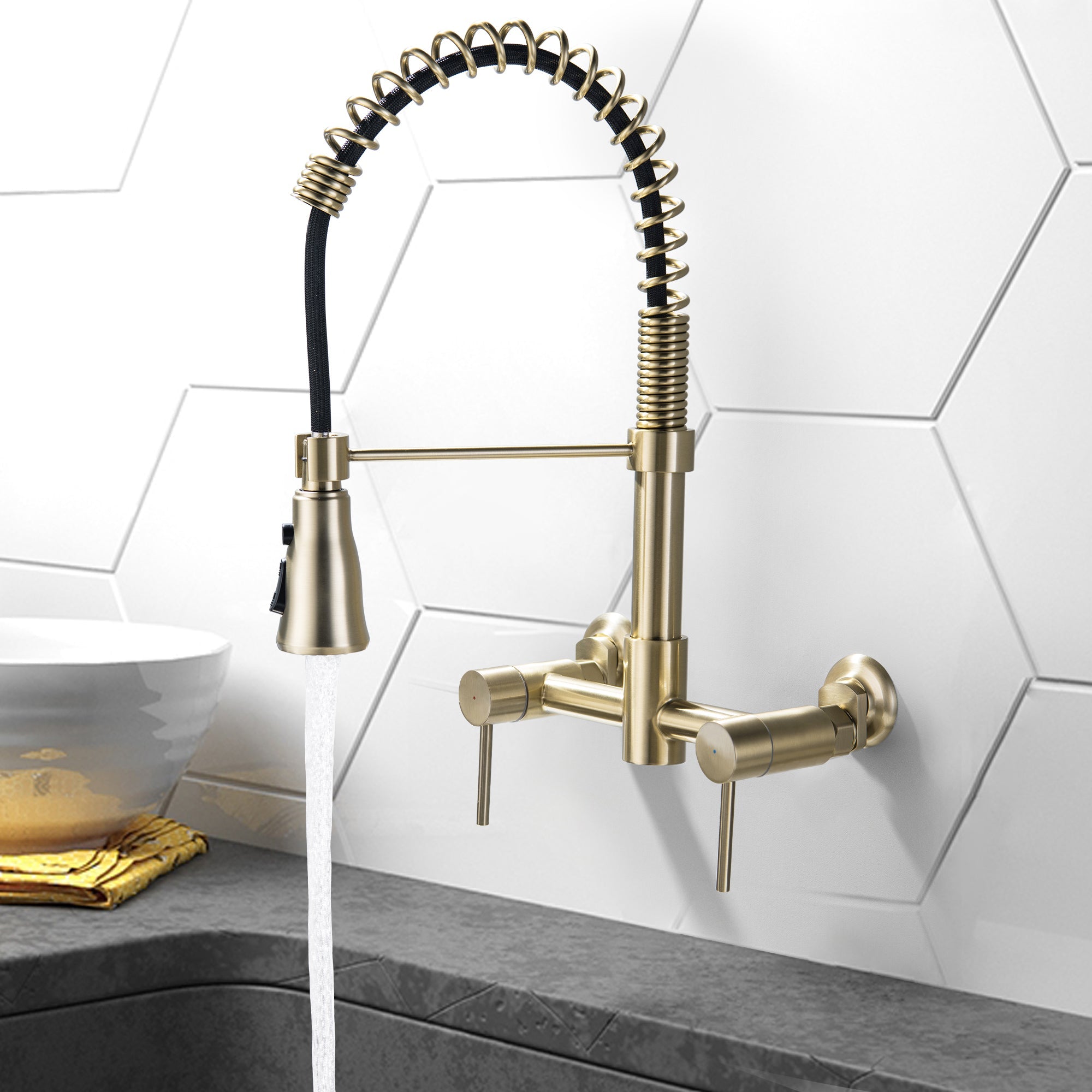 Spring Kitchen Sink Faucet