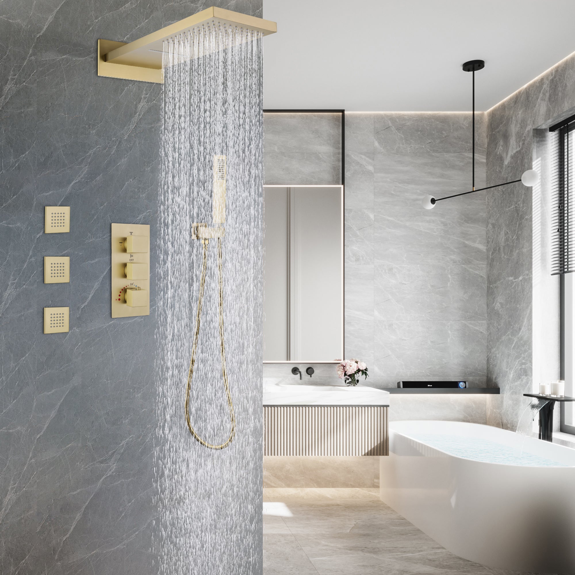 rain shower system
