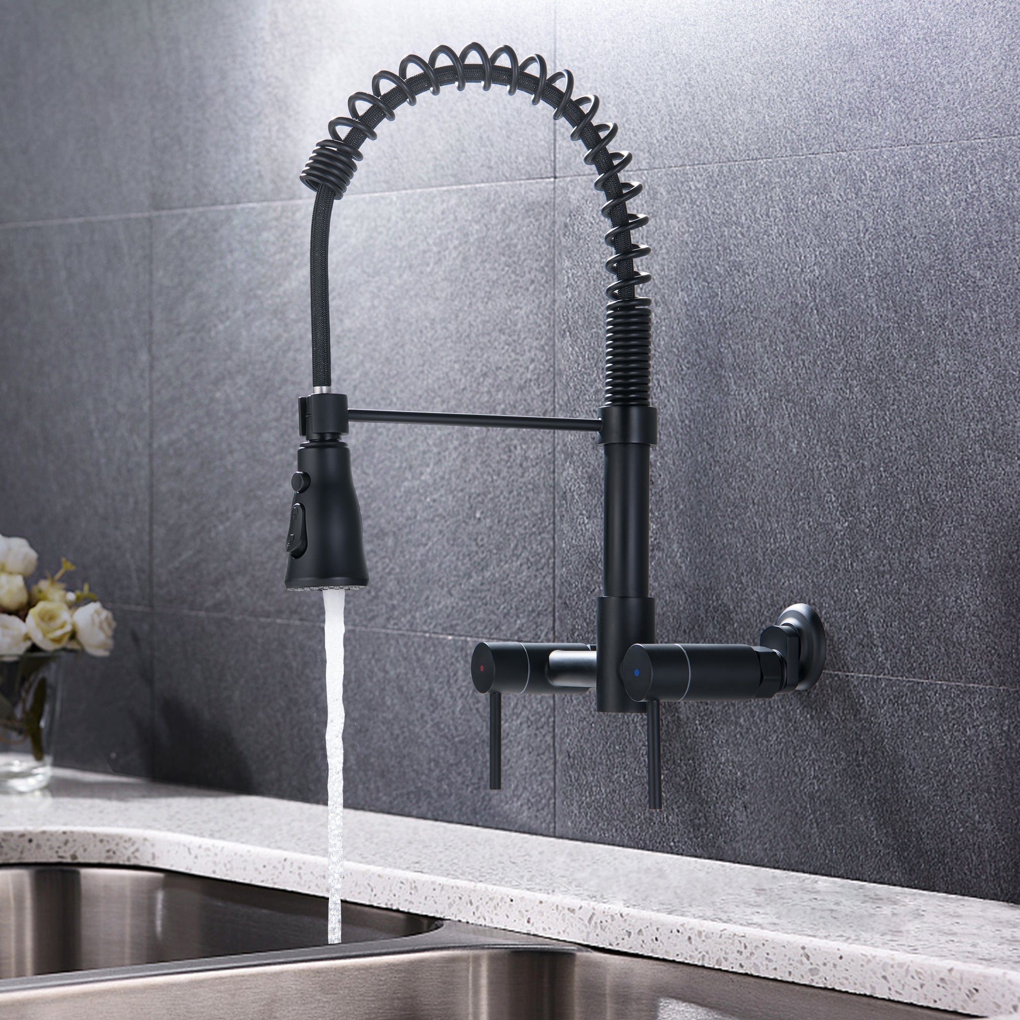 Spring Kitchen Sink Faucet