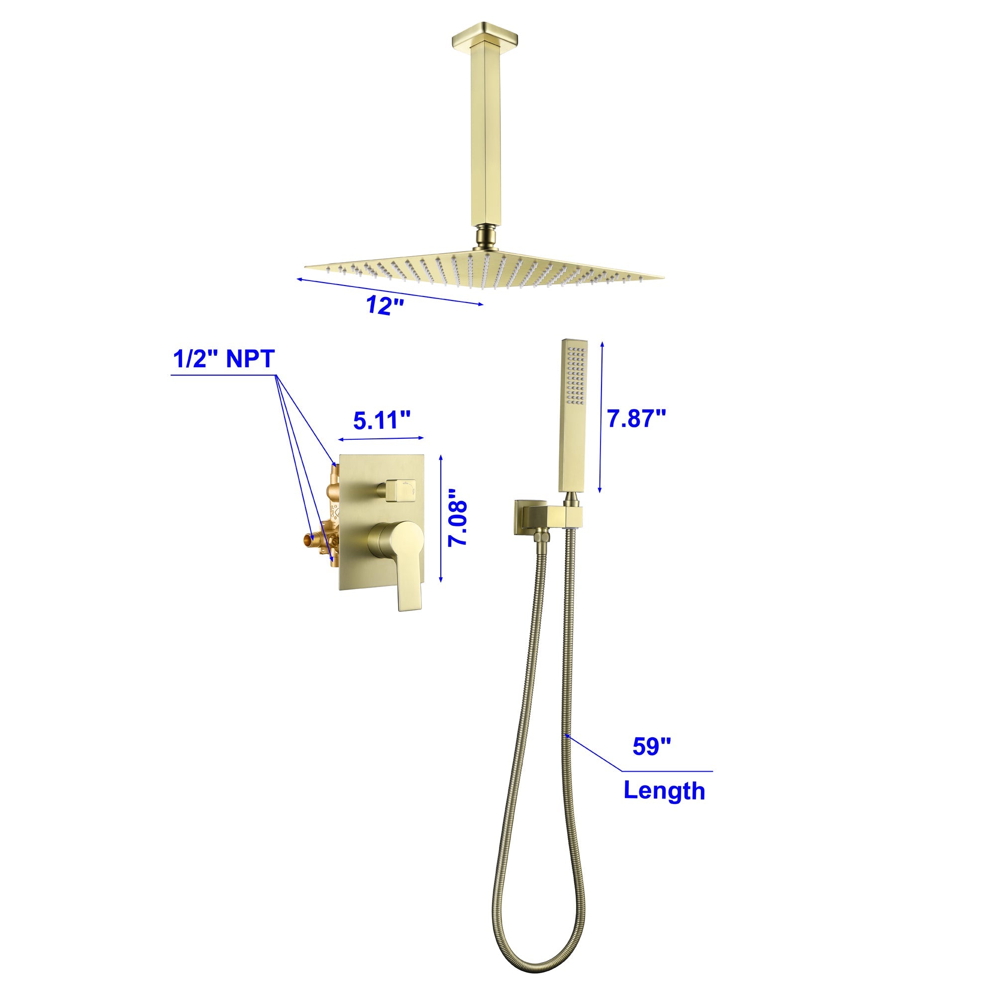high flow shower head