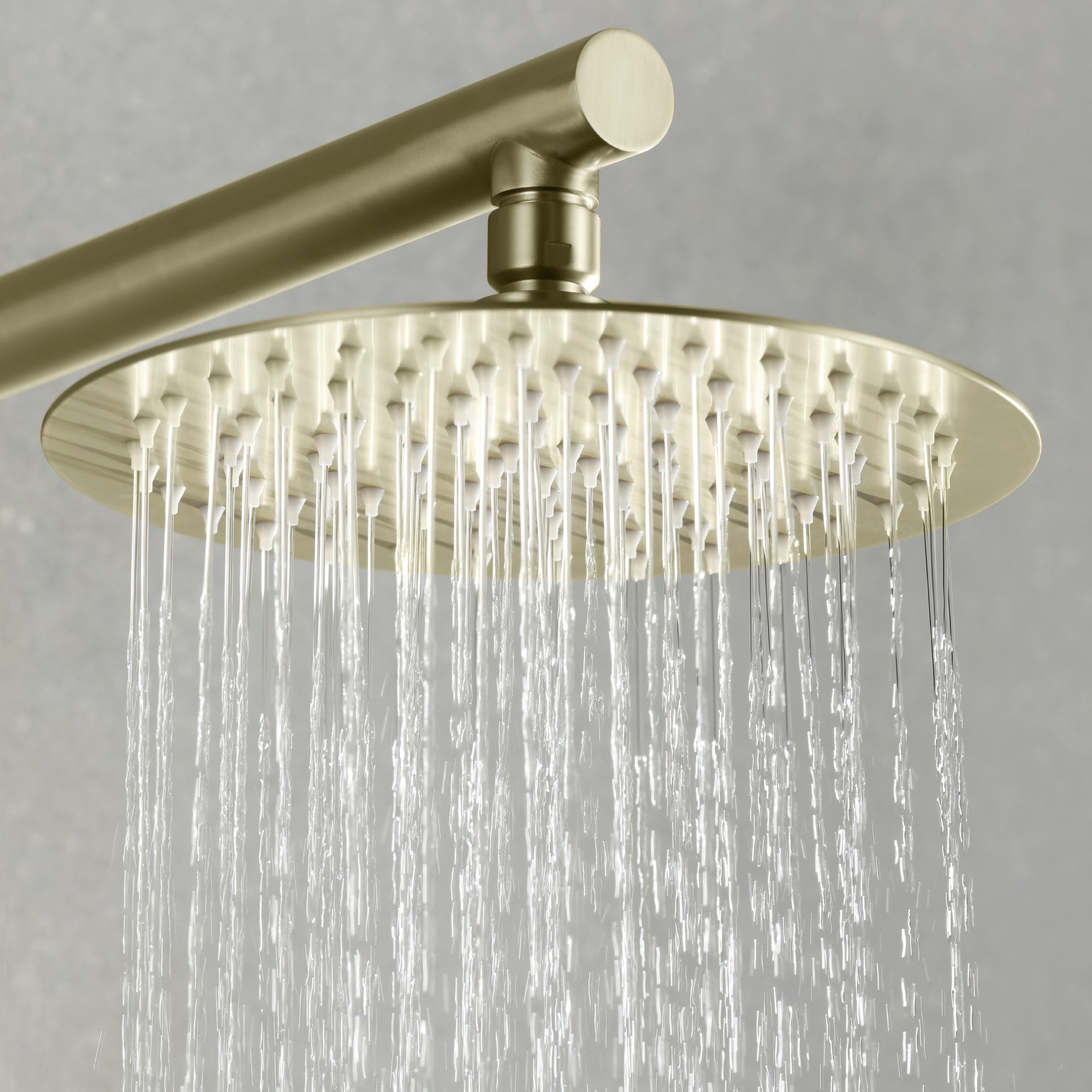 8 inch/ 9 inch 1-Spray Patterns with 2.1 GPM Wall Mount Fixed Shower Head with Valve Included