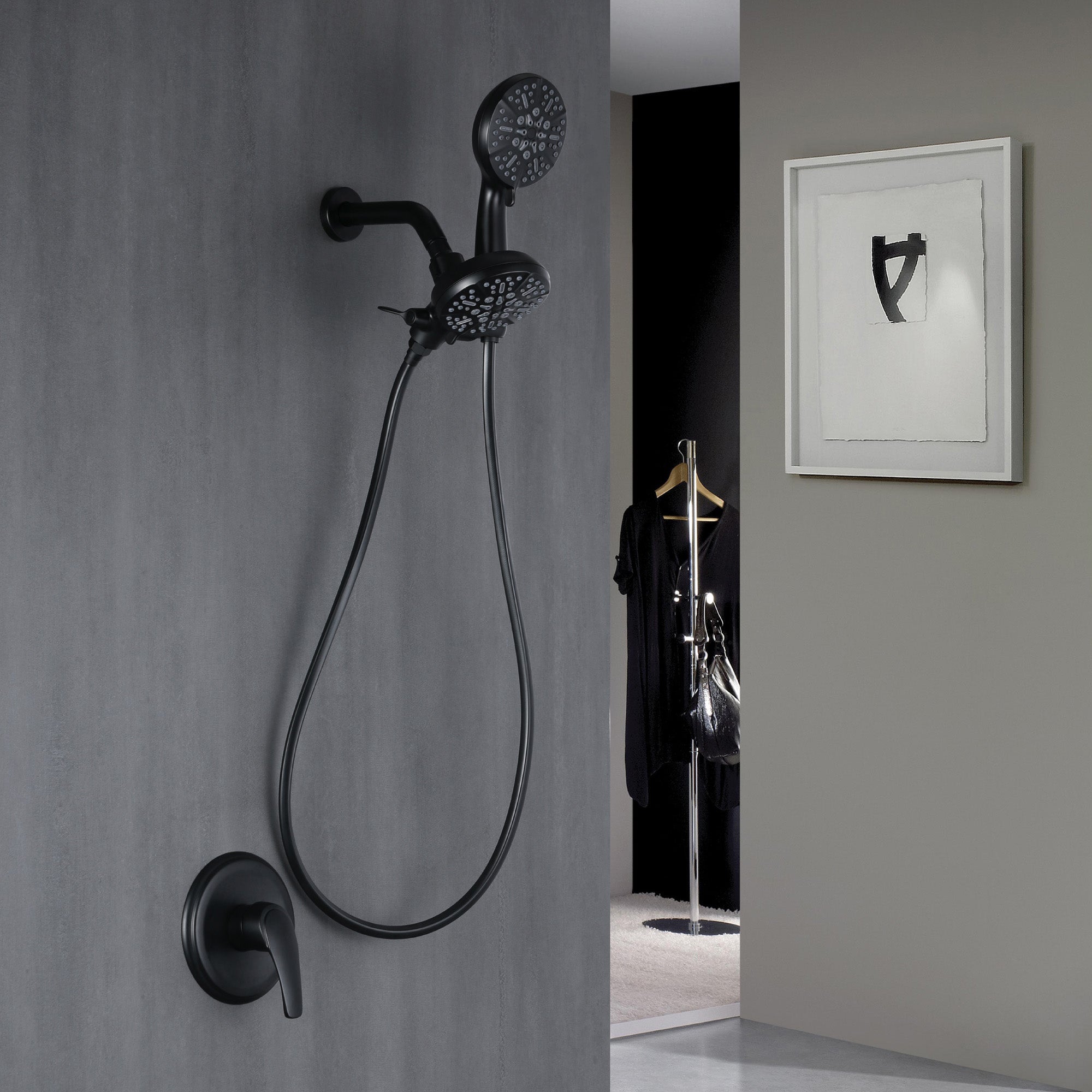shower systems with rain shower and handheld