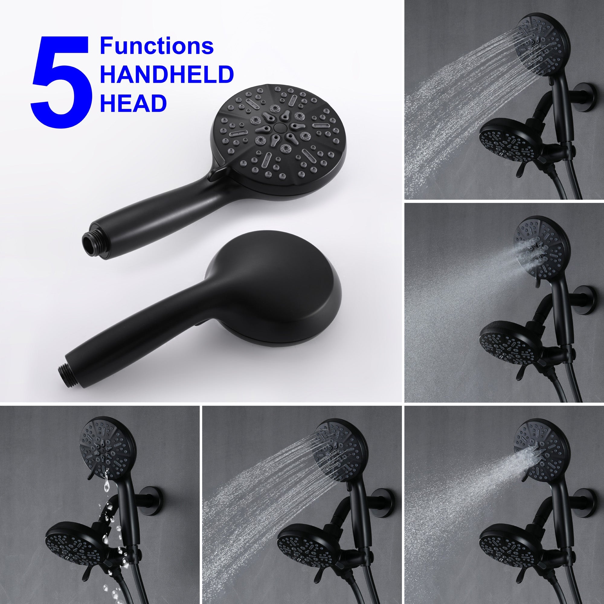 rain shower head systems