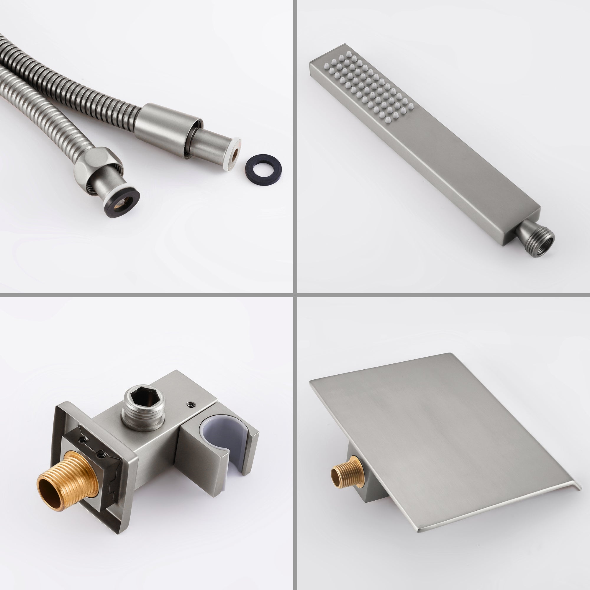 shower systems with rain head