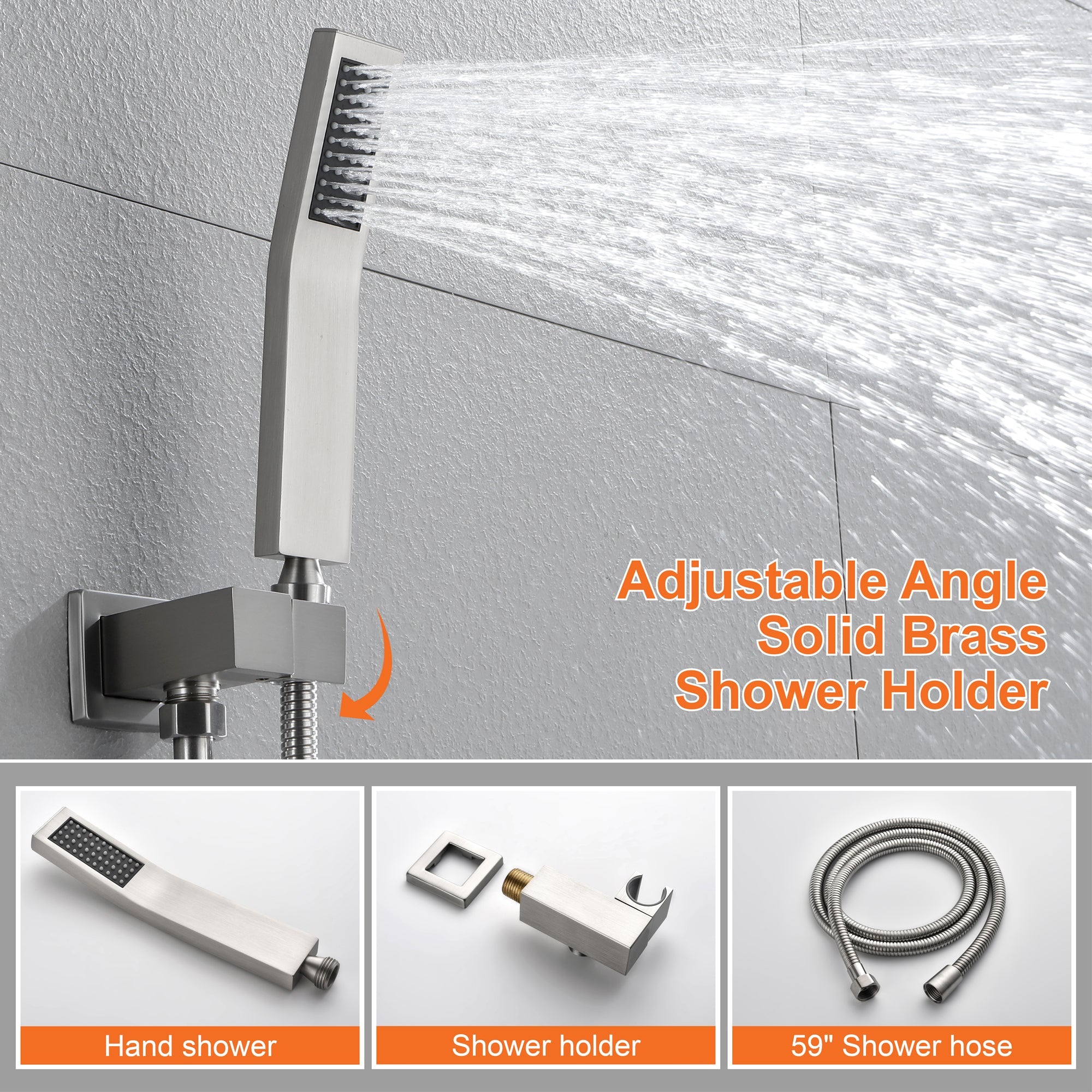 rain head shower system