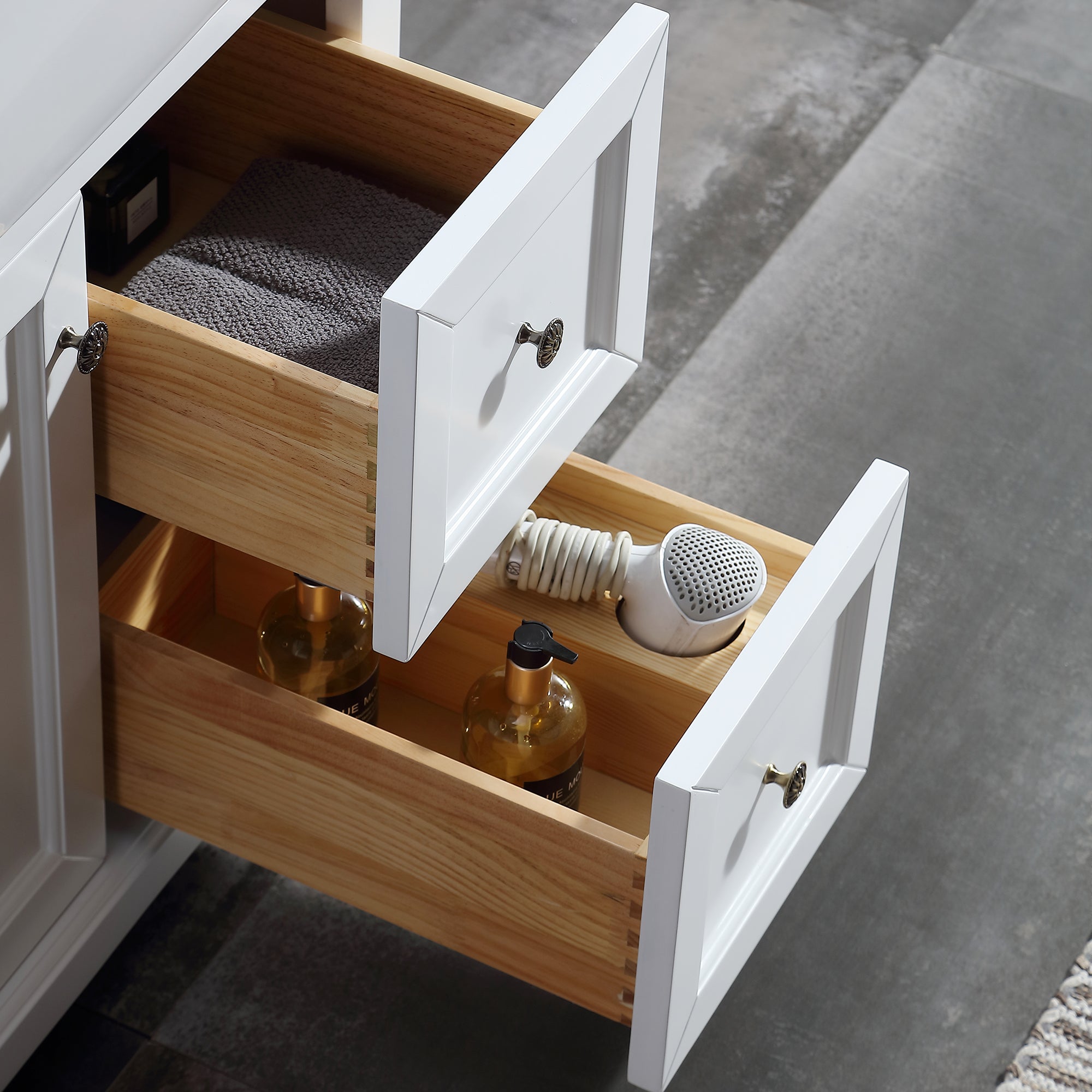 36 in. W x 22 in. D x 35 in. H Freestanding Bath Vanity Minimalist in White with White Quartz Top with White Basin