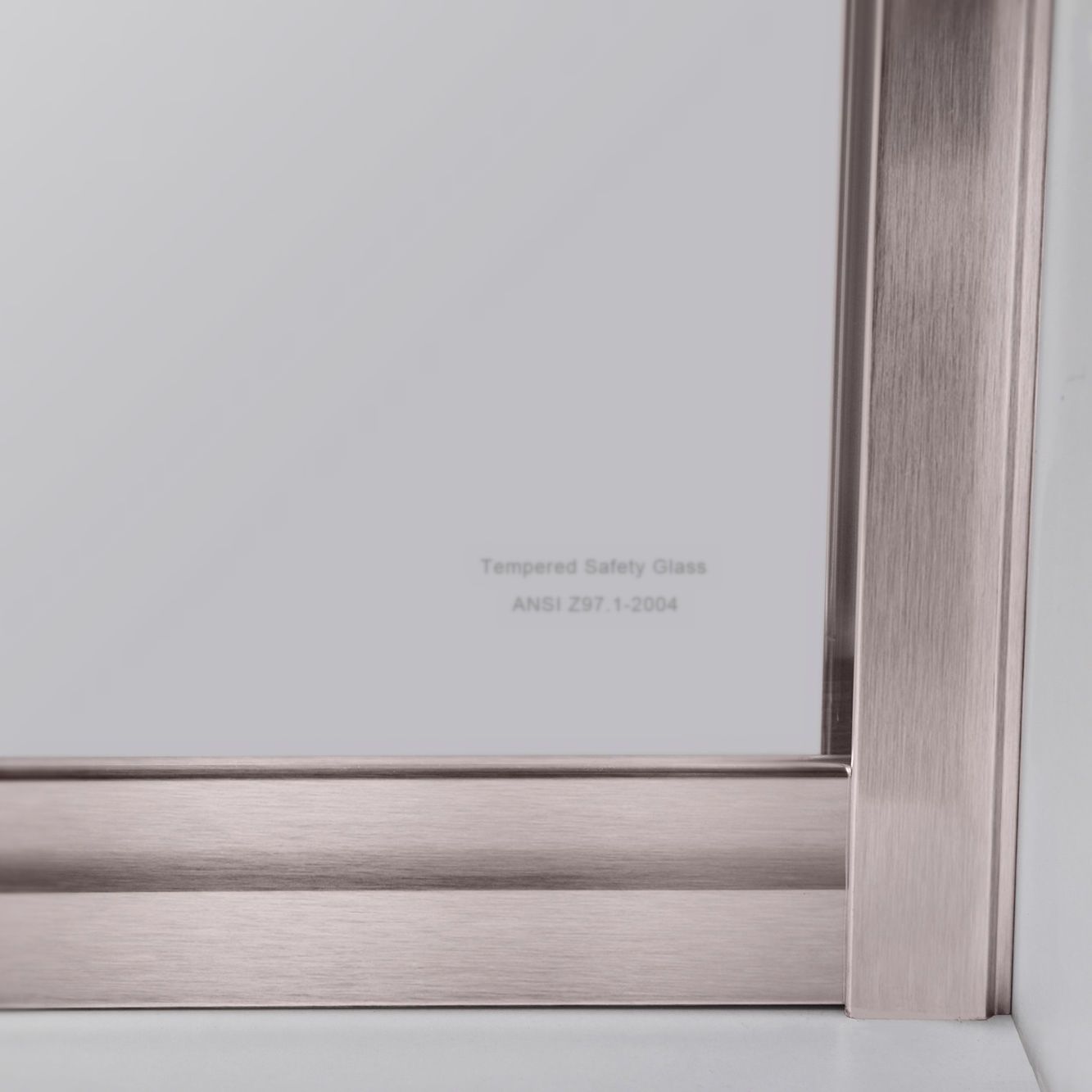 57 in. x 60 in. Semi-Frameless Double Sliding Bathtub Shower Door, frosted Glass in Brushed Nickel