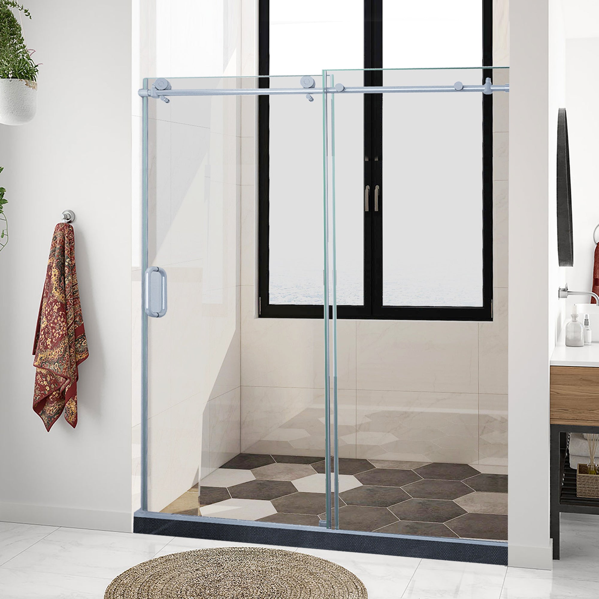 sliding glass shower door