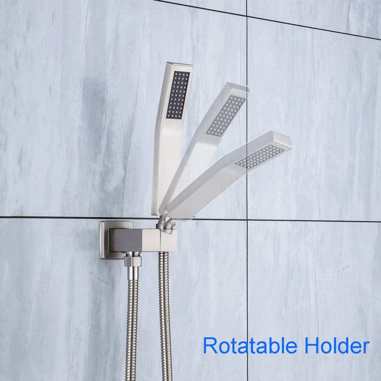 Complete Ceiling Shower System with Rough-in Valve